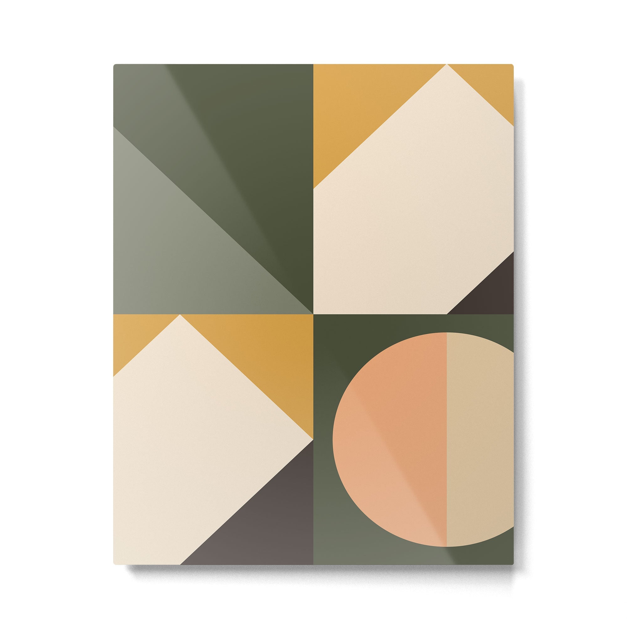 Mid Century 28B Metal Print | TeksDecor