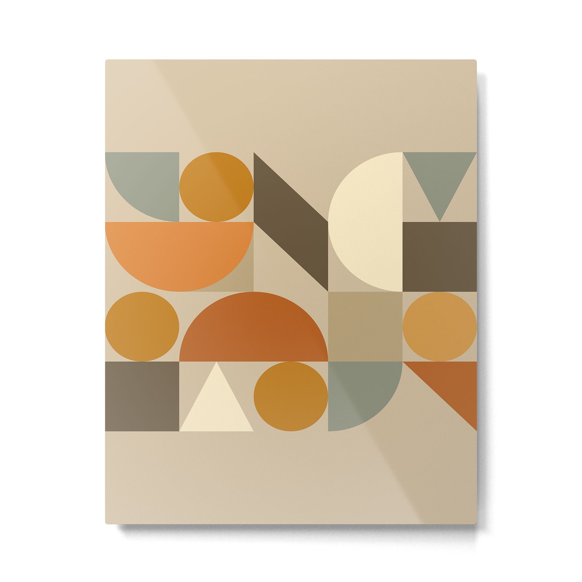 Mid Century 29A Metal Print | TeksDecor