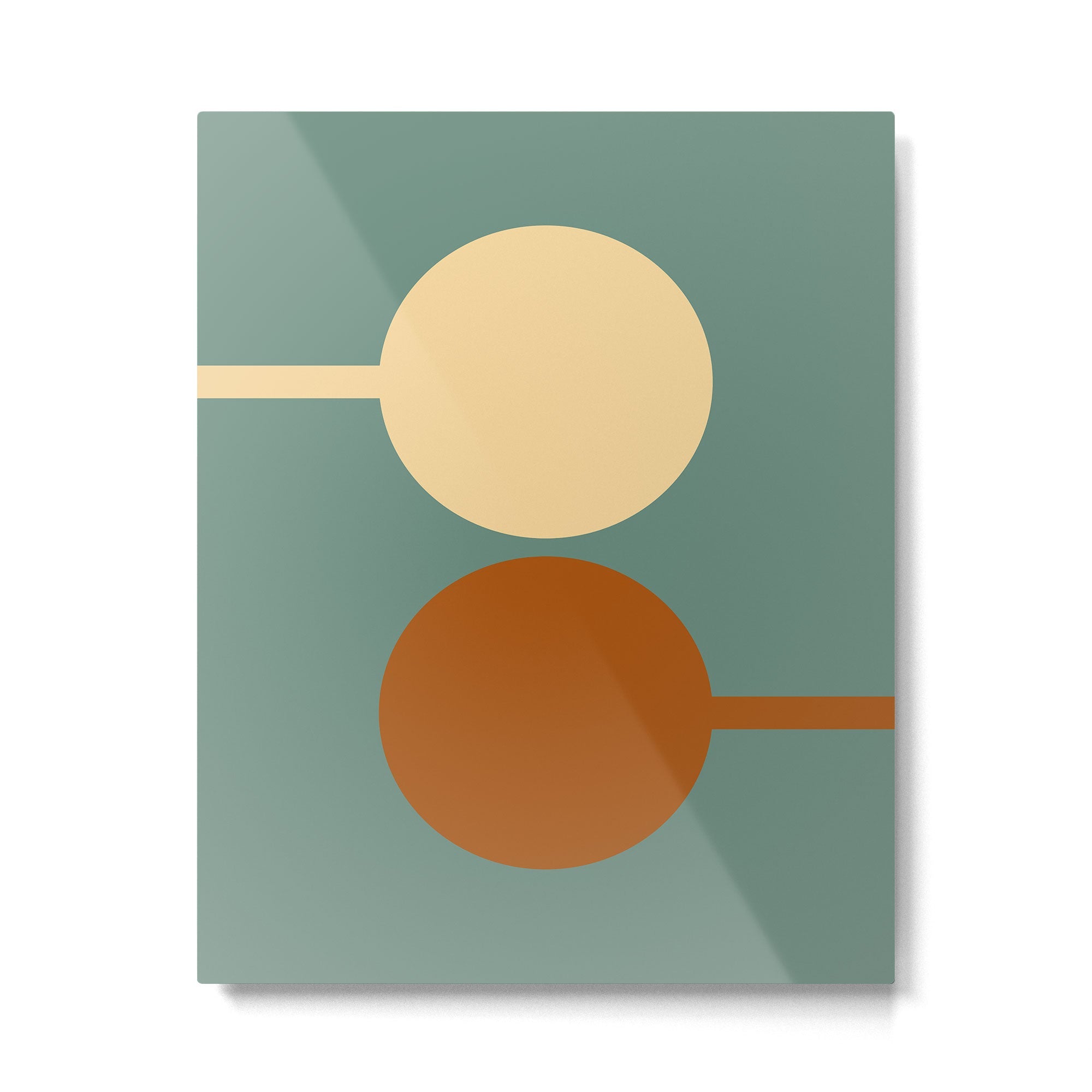 Mid Century 32A Metal Print | TeksDecor