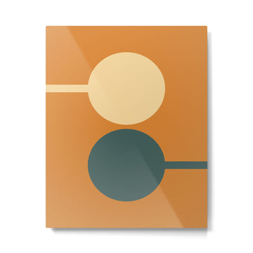 Mid Century 32B Metal Print | TeksDecor