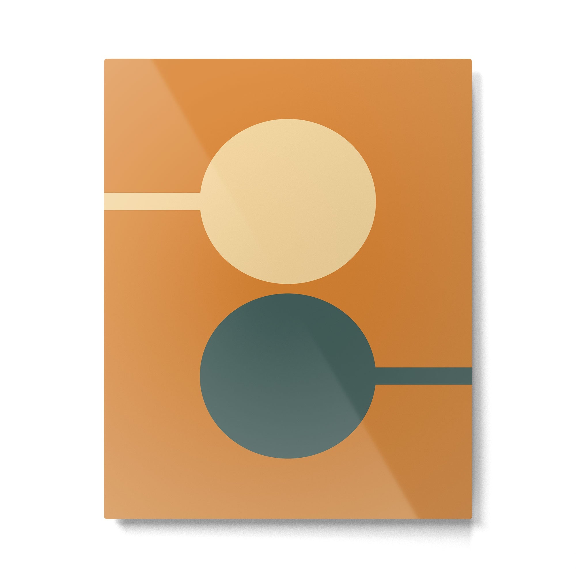 Mid Century 32B Metal Print | TeksDecor
