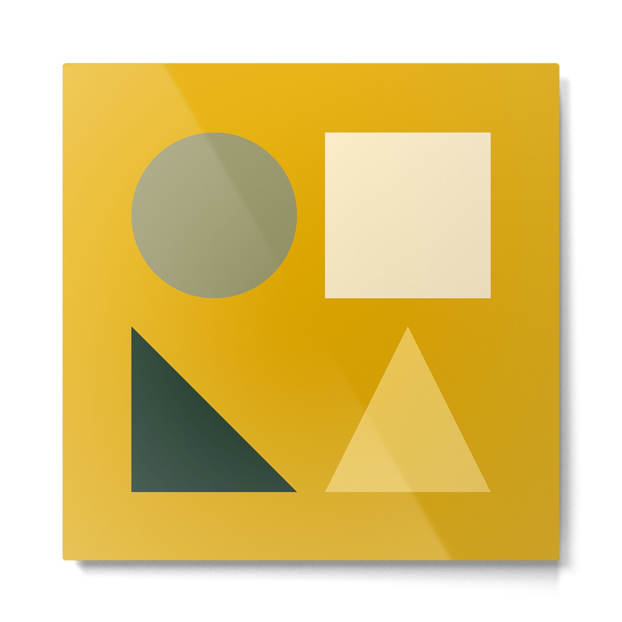 Modern Geometric 80A Metal Print | TeksDecor