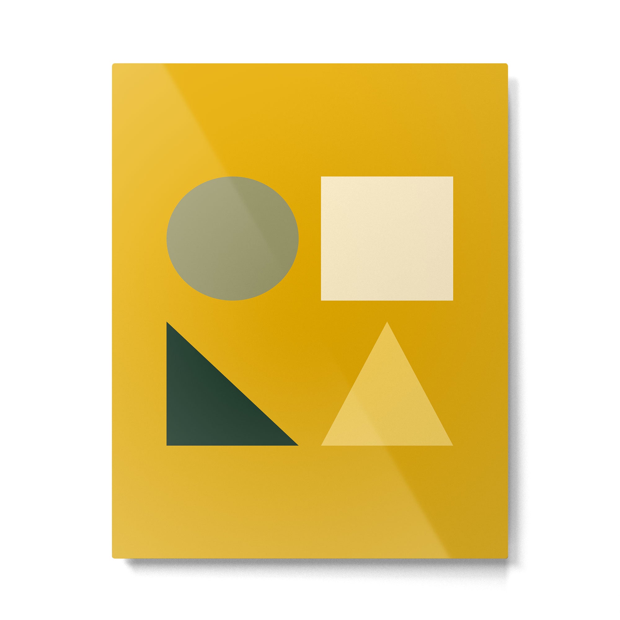 Modern Geometric 80A Metal Print | TeksDecor