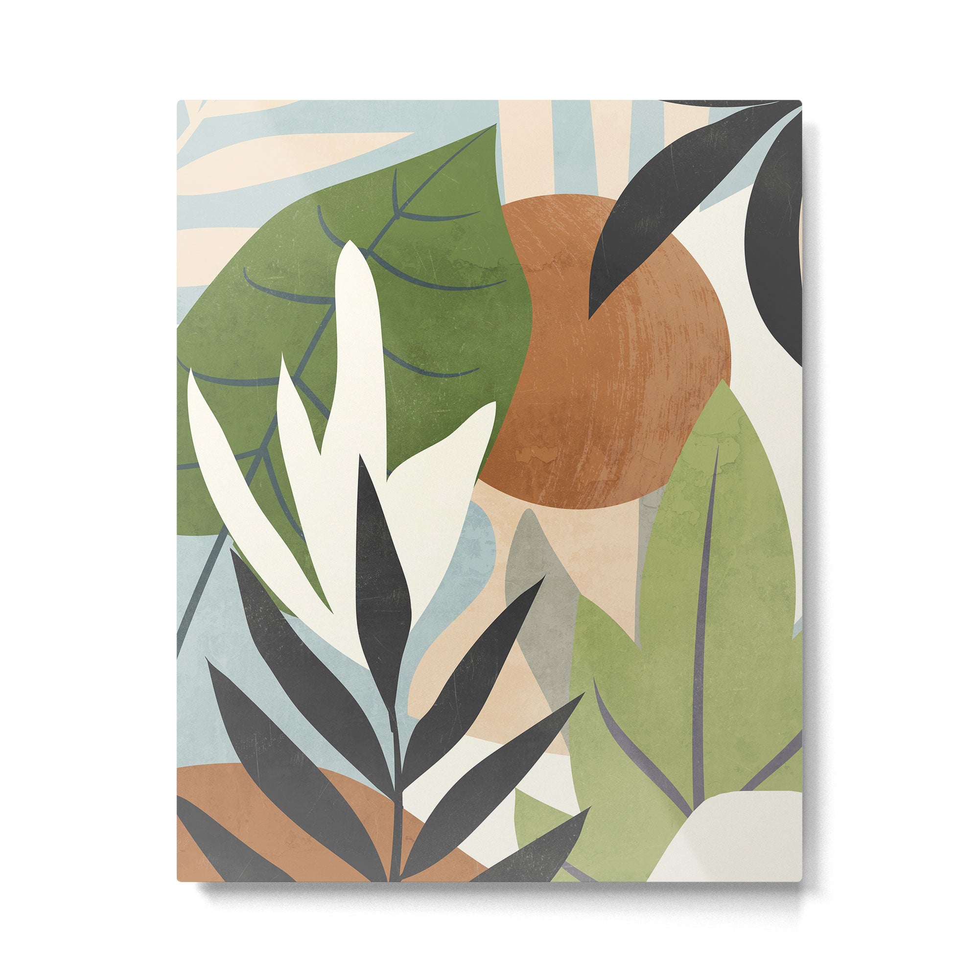 Abstract Art Jungle 4 Metal Print | TeksDecor