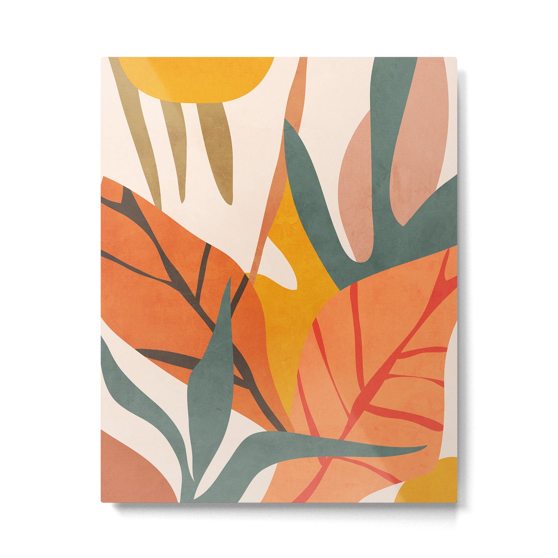 Abstract Art Jungle 5 Metal Print | TeksDecor