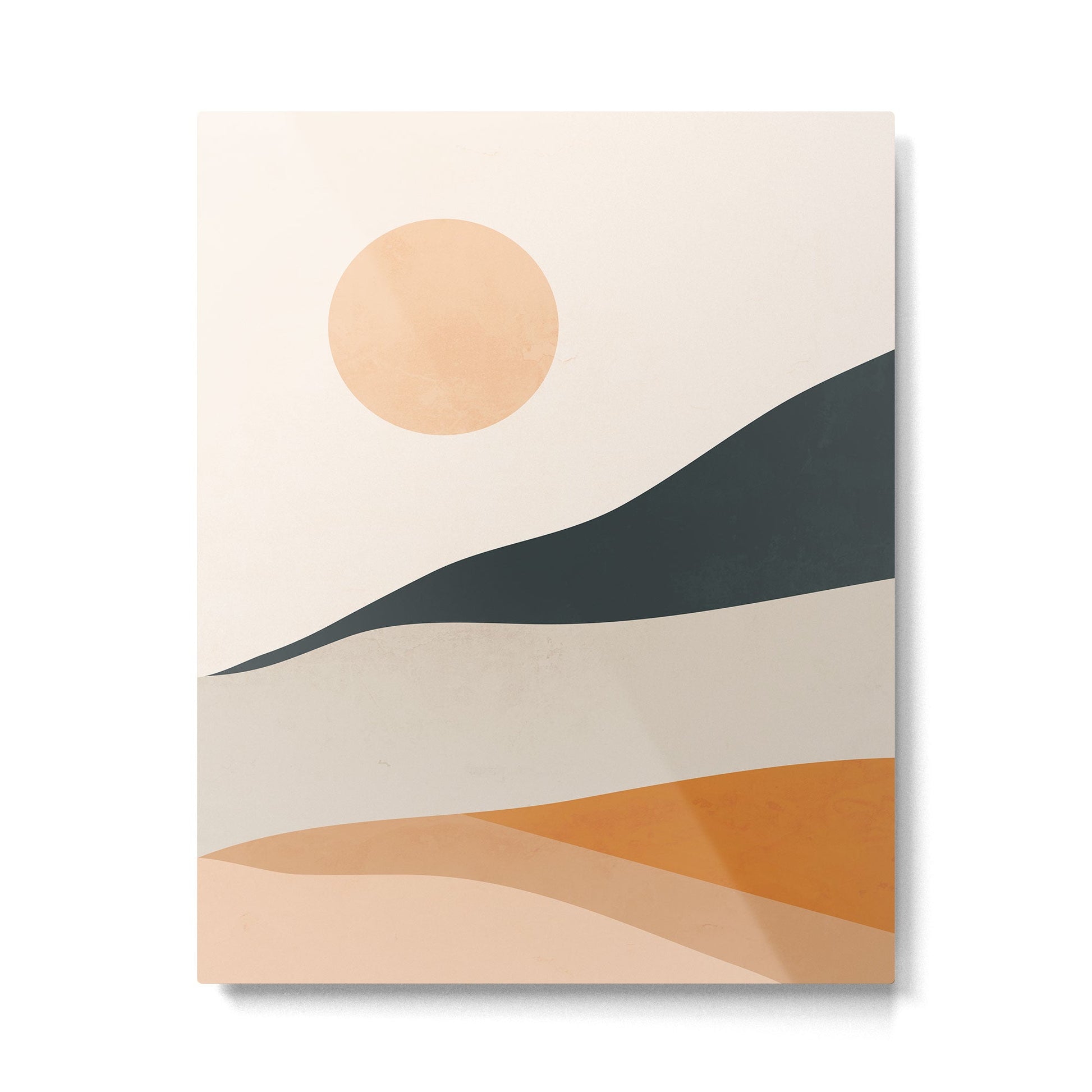 Abstract Art Landscape 14 Metal Print | TeksDecor