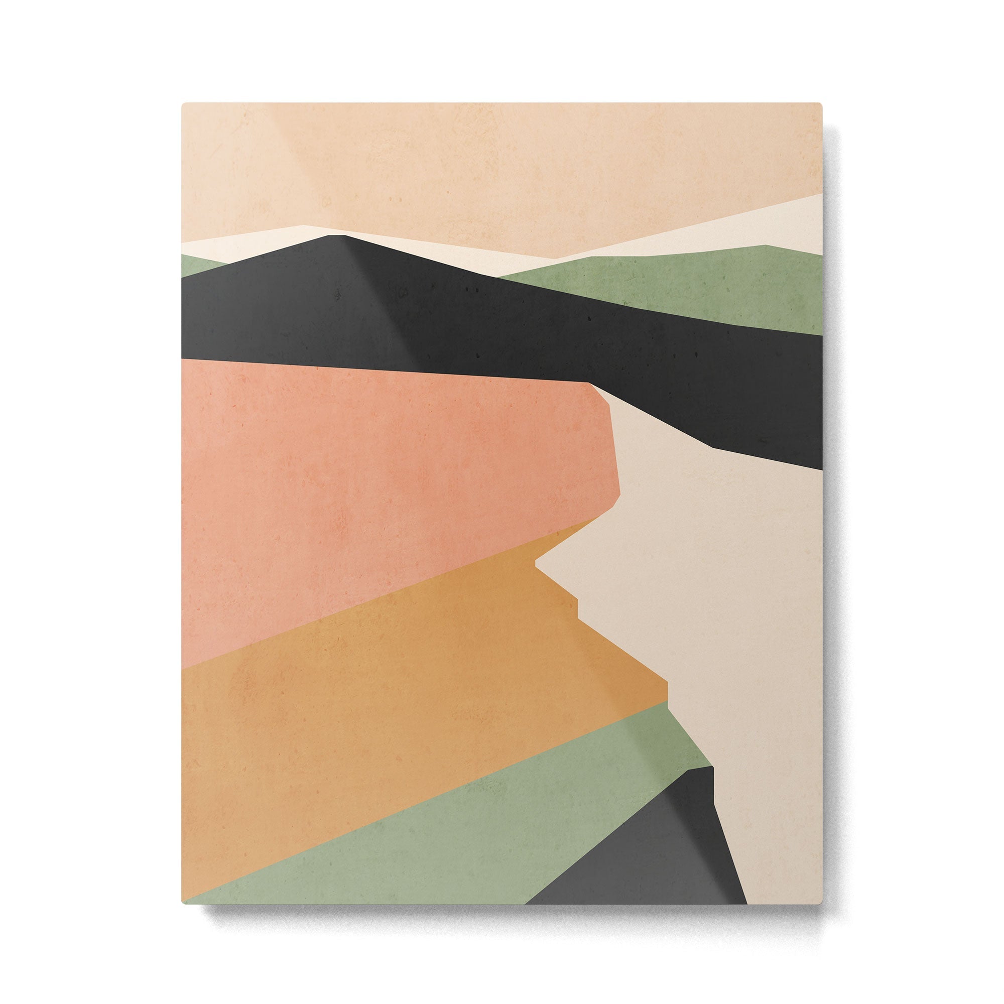 Abstract Art Landscape 2 Metal Print | TeksDecor
