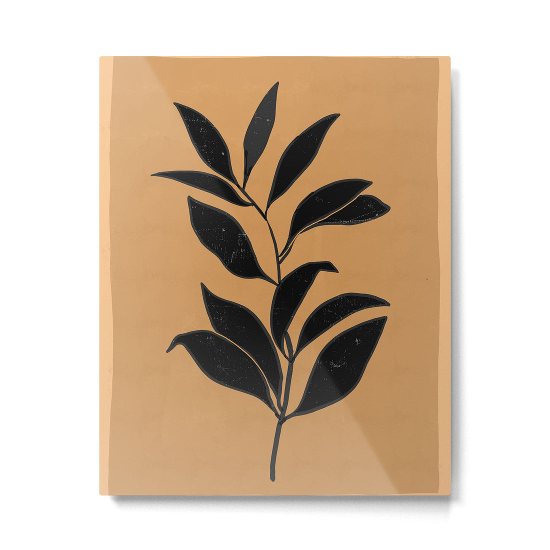 Abstract Art /Minimal Plant 79 Metal Print | TeksDecor