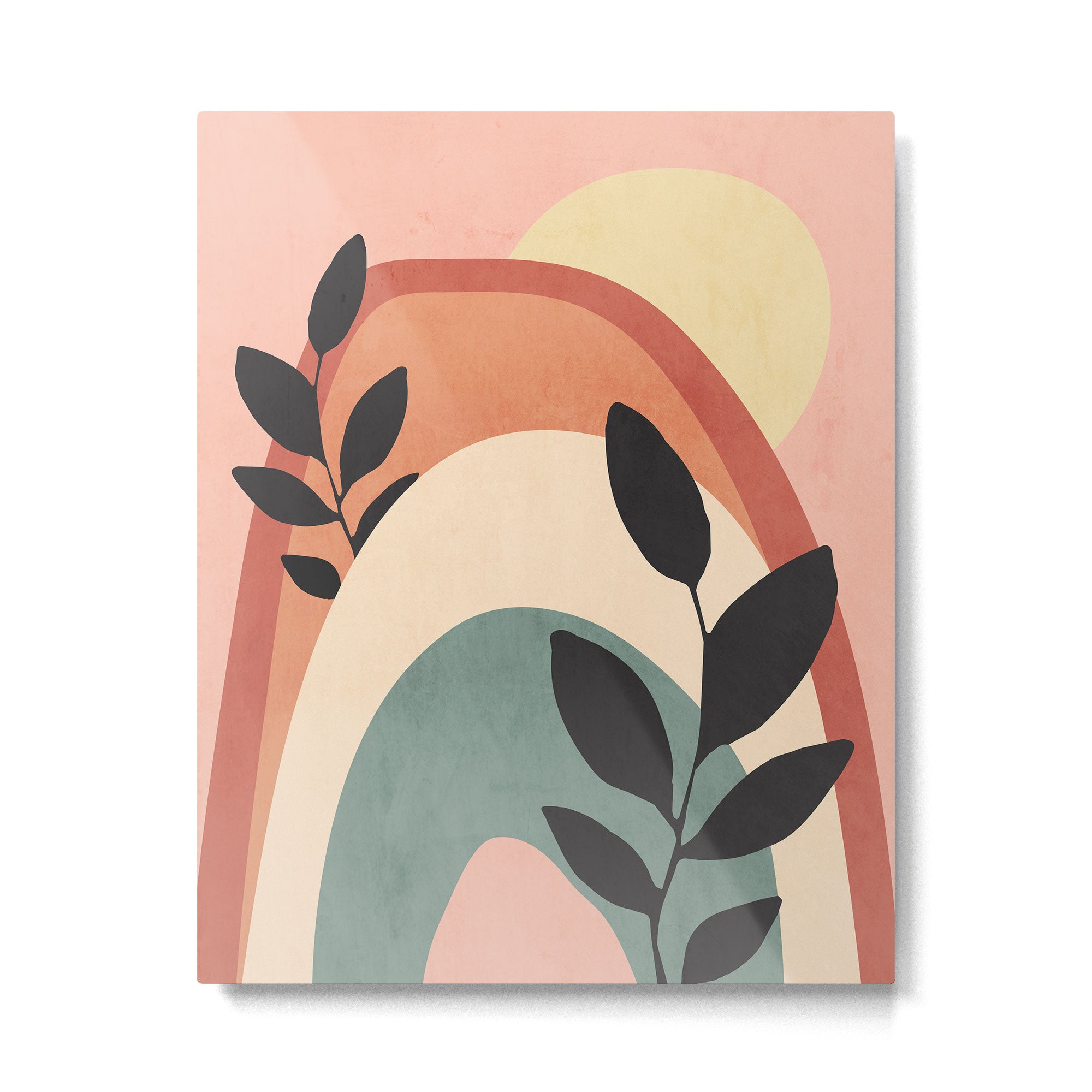 Abstract Art Rainbow 6 Metal Print | TeksDecor