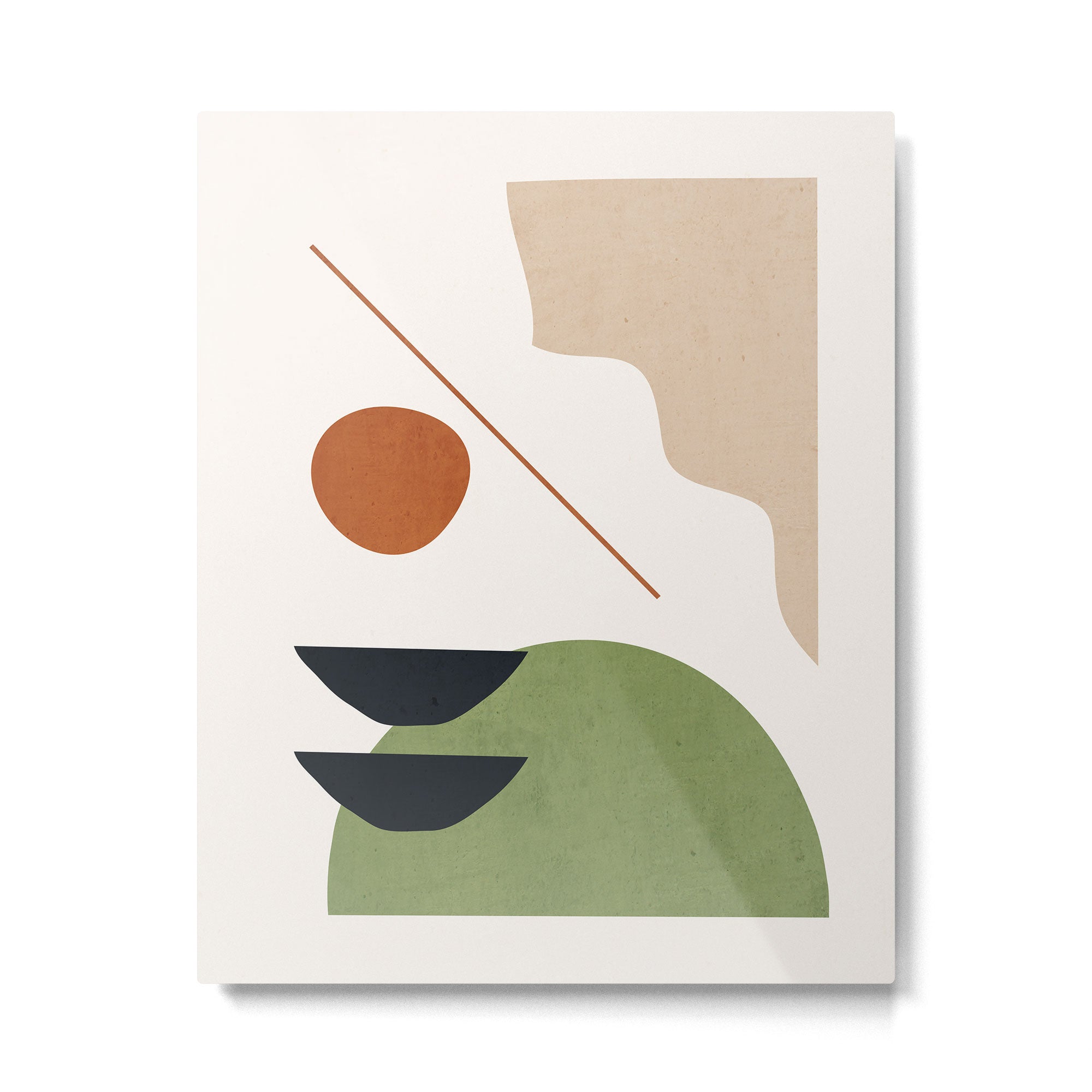 Abstract Art / Shapes 32 Metal Print | TeksDecor
