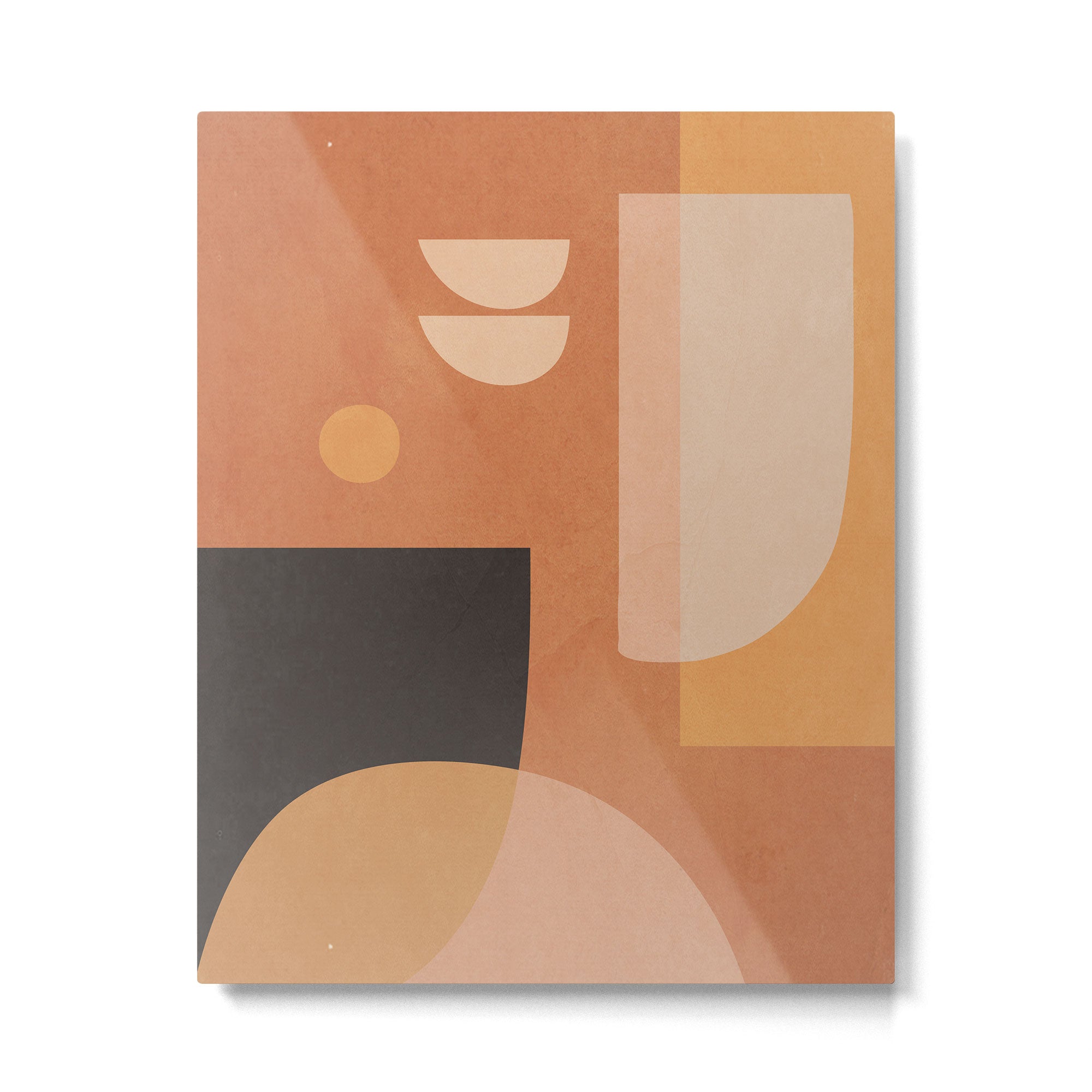Abstract Art / Shapes Metal Print | TeksDecor