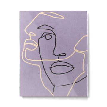 Abstract Face 6/1 Metal Print | TeksDecor