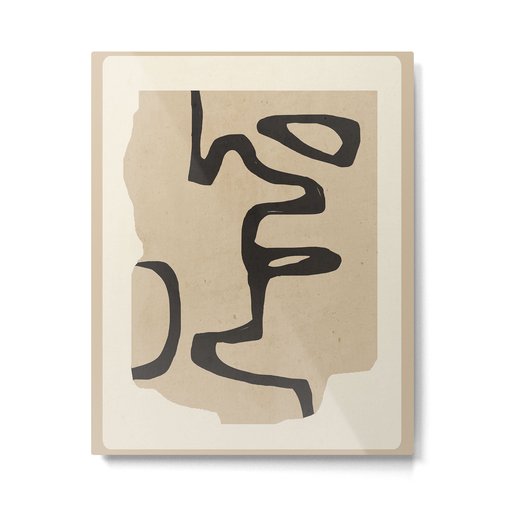 Abstract line art 118 Metal Print | TeksDecor