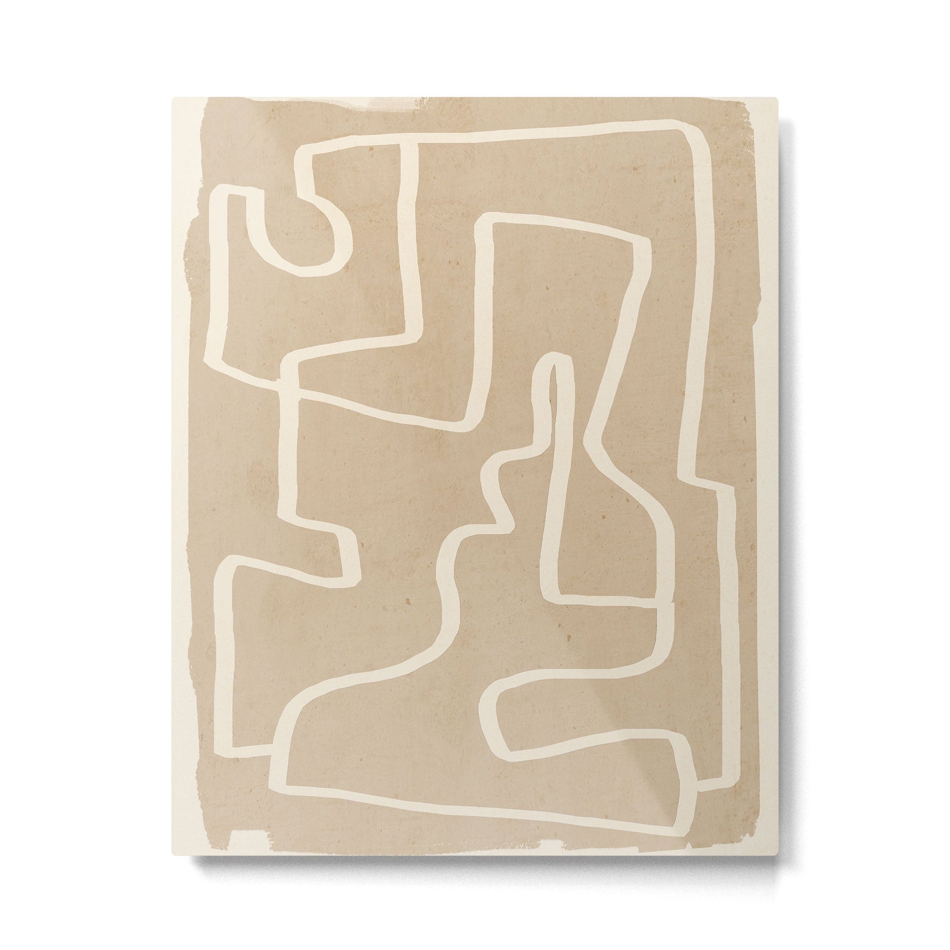 Abstract line art 143 Metal Print | TeksDecor
