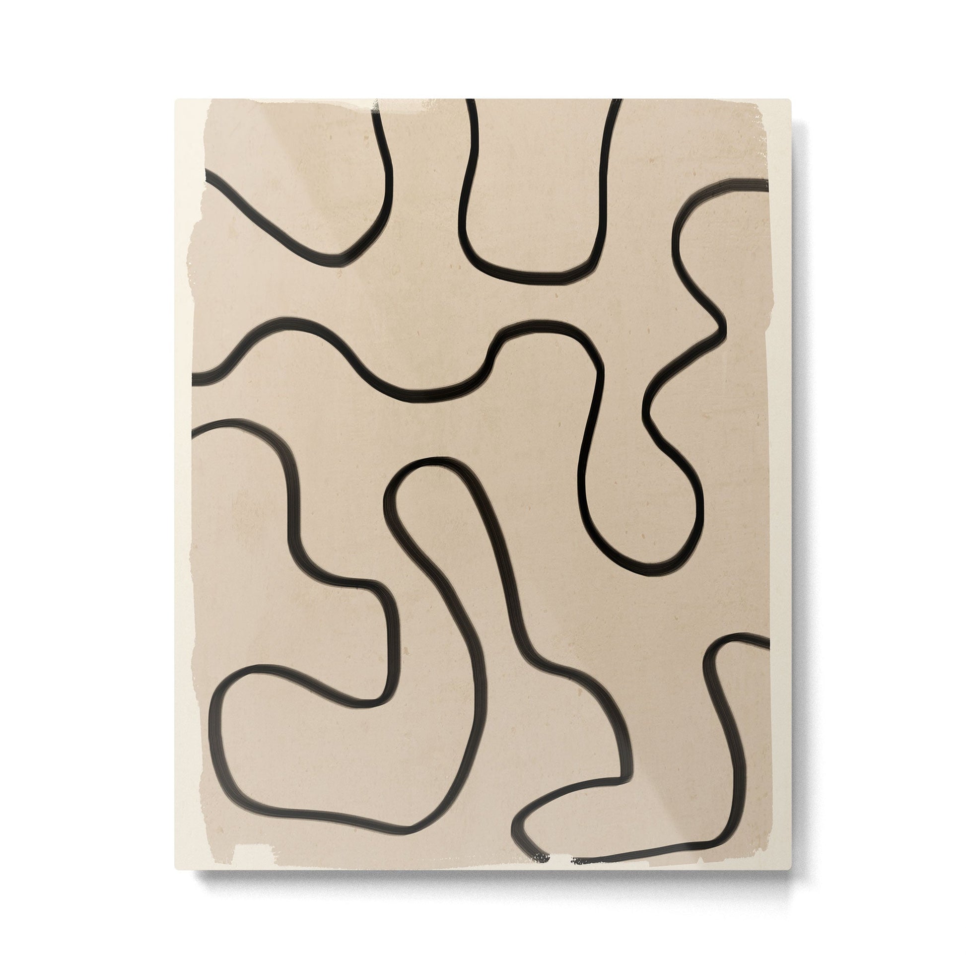 Abstract line art 145 Metal Print | TeksDecor