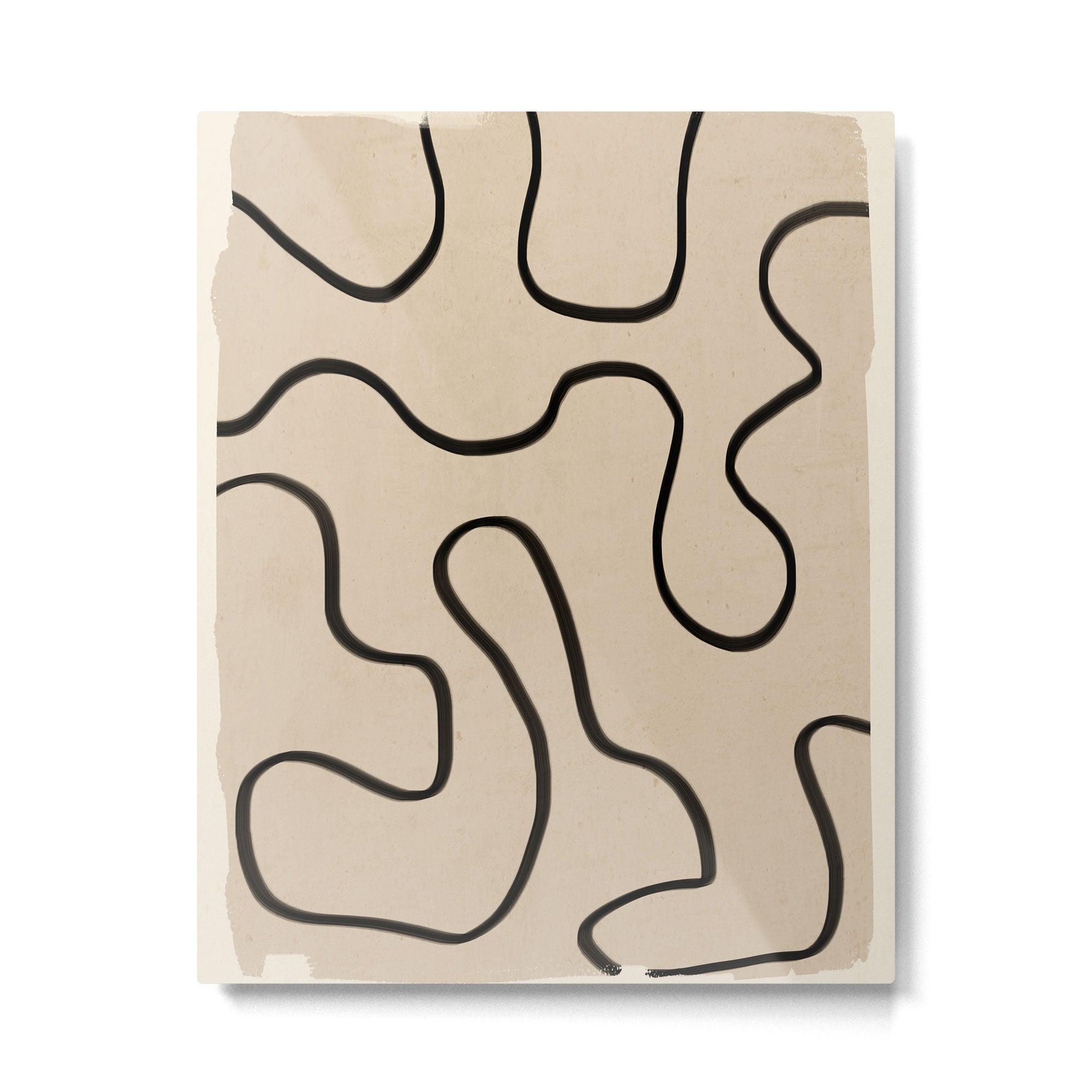 Abstract line art 145 Metal Print | TeksDecor