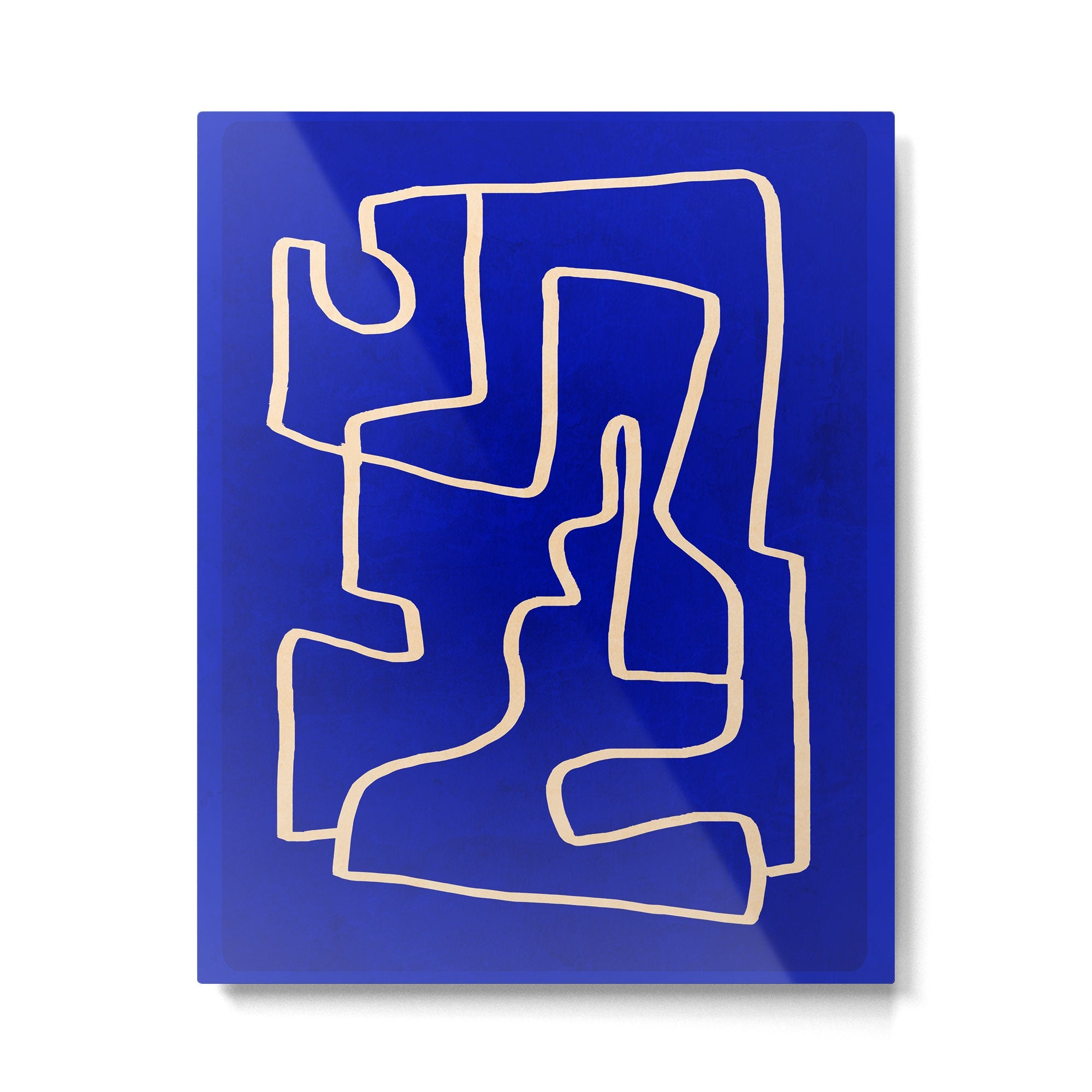 Abstract line art 149 Metal Print | TeksDecor