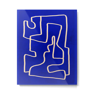 Abstract line art 149 Metal Print | TeksDecor