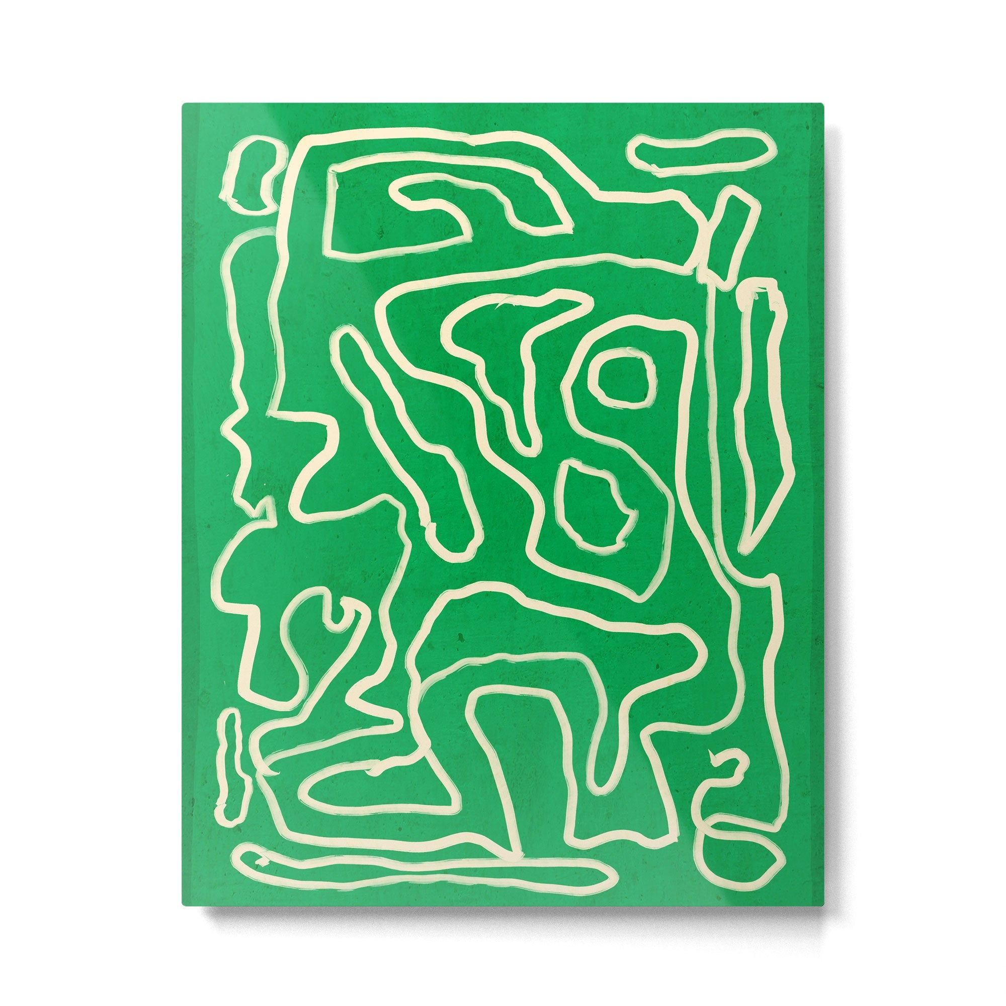 Abstract line art 151 Metal Print | TeksDecor