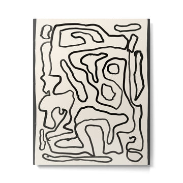 Abstract line art 154 Metal Print | TeksDecor
