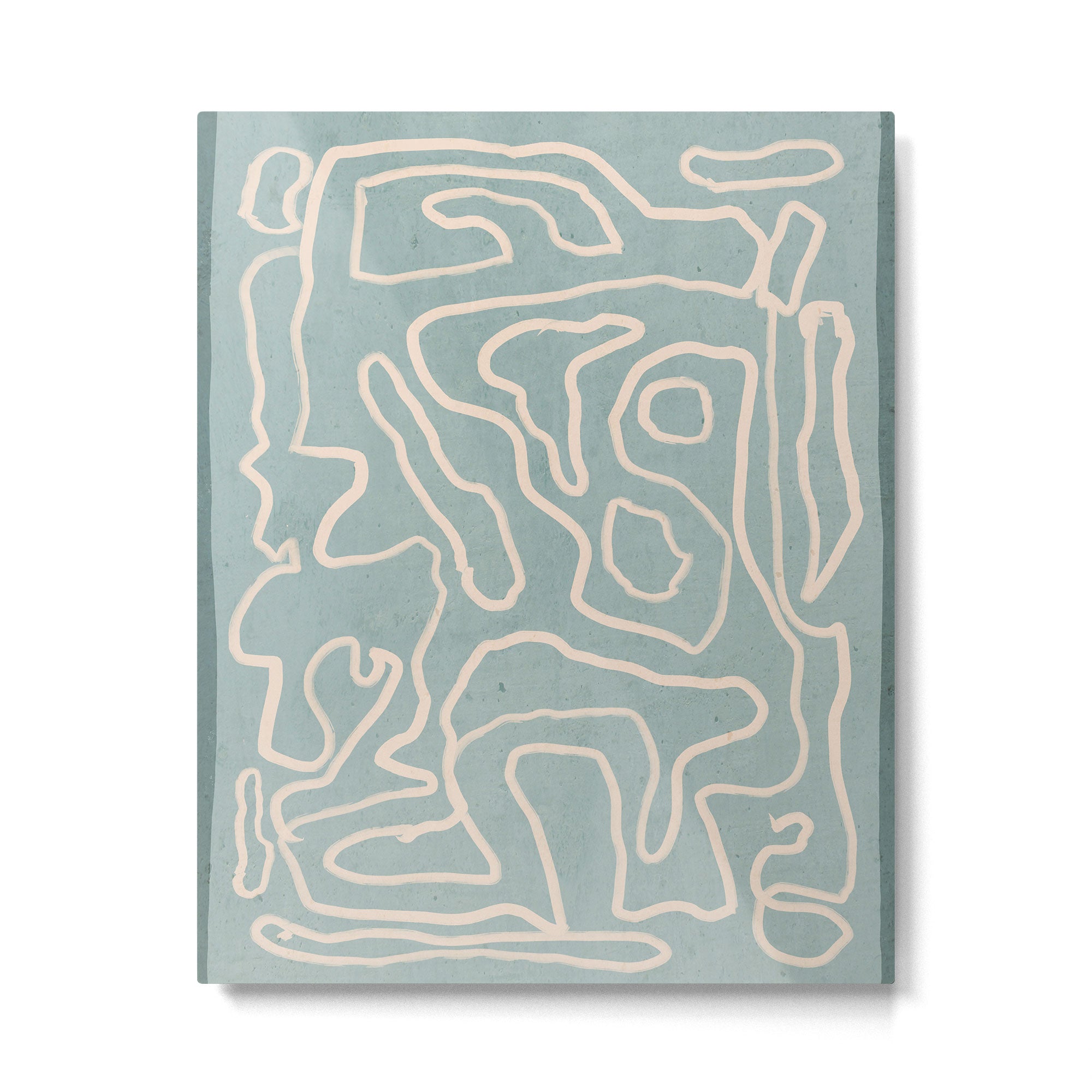 Abstract line art 157 Metal Print | TeksDecor