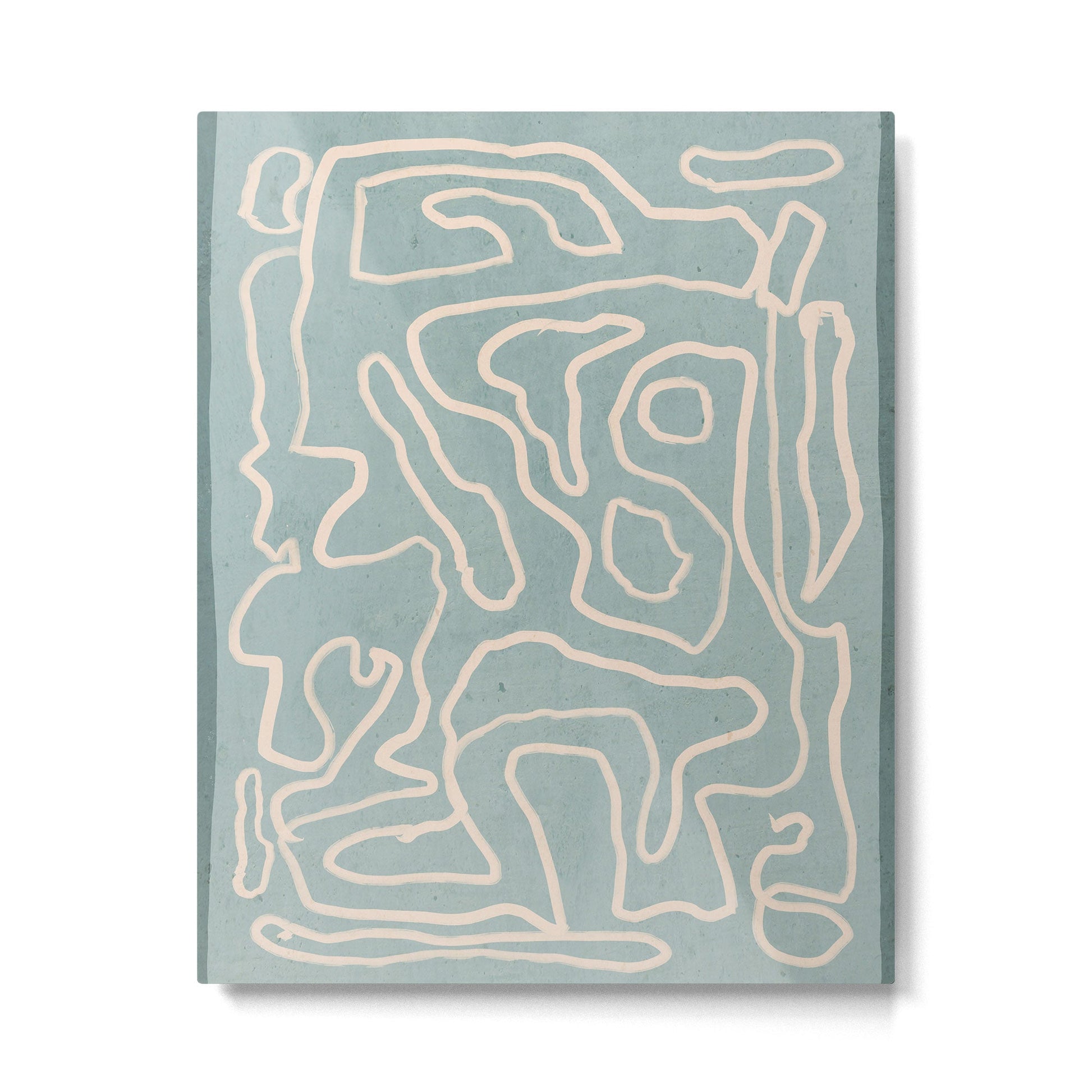 Abstract line art 157 Metal Print | TeksDecor