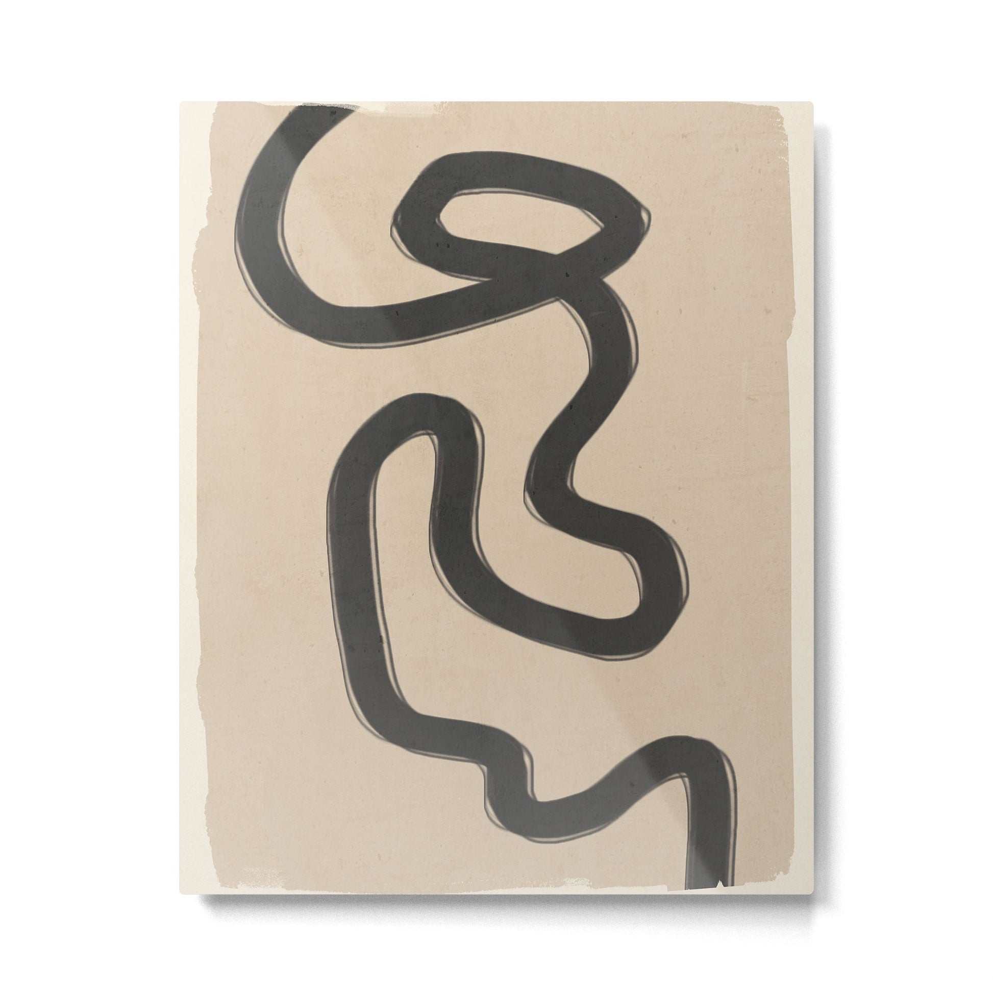 Abstract line art 43 Metal Print | TeksDecor