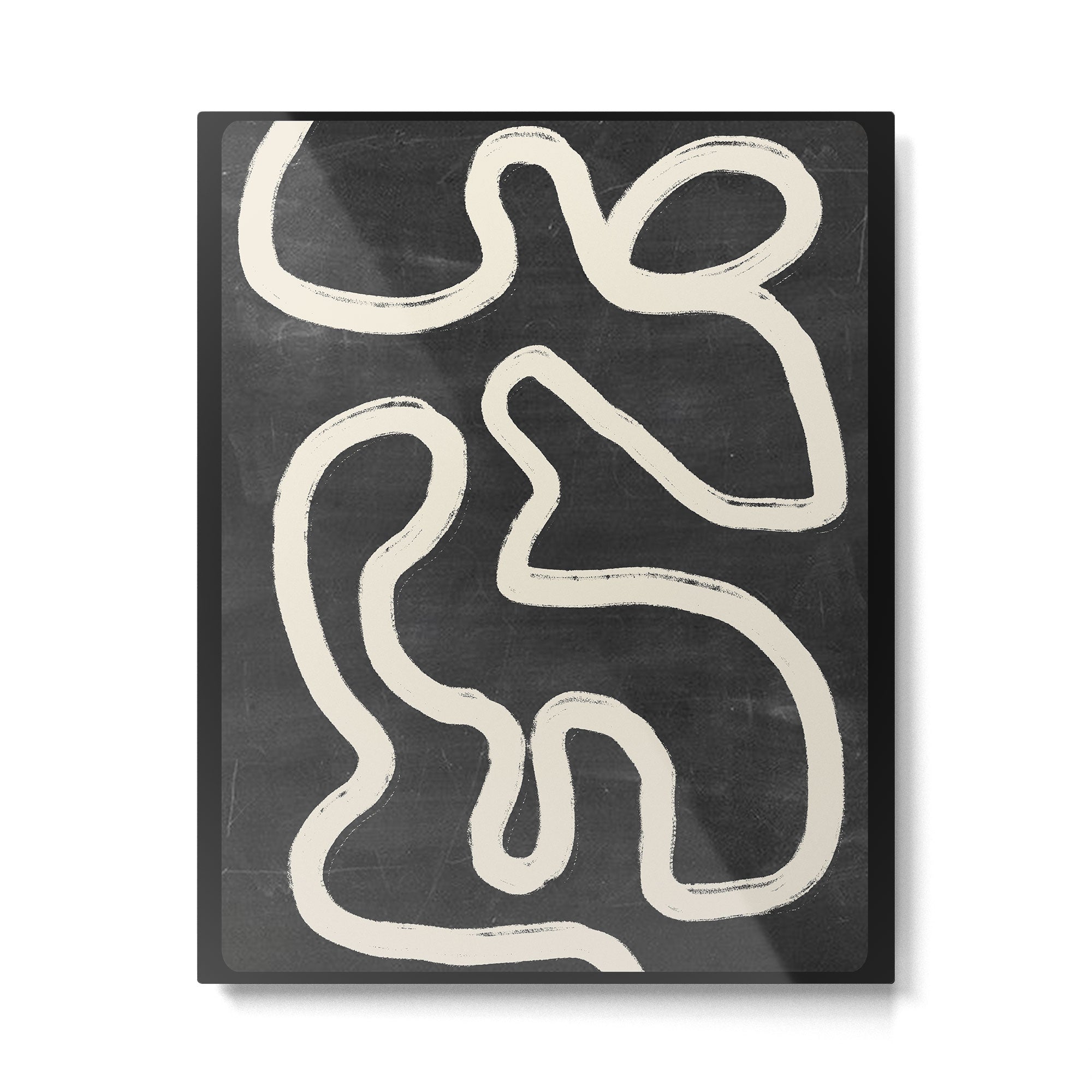 Abstract line art 63 Metal Print | TeksDecor