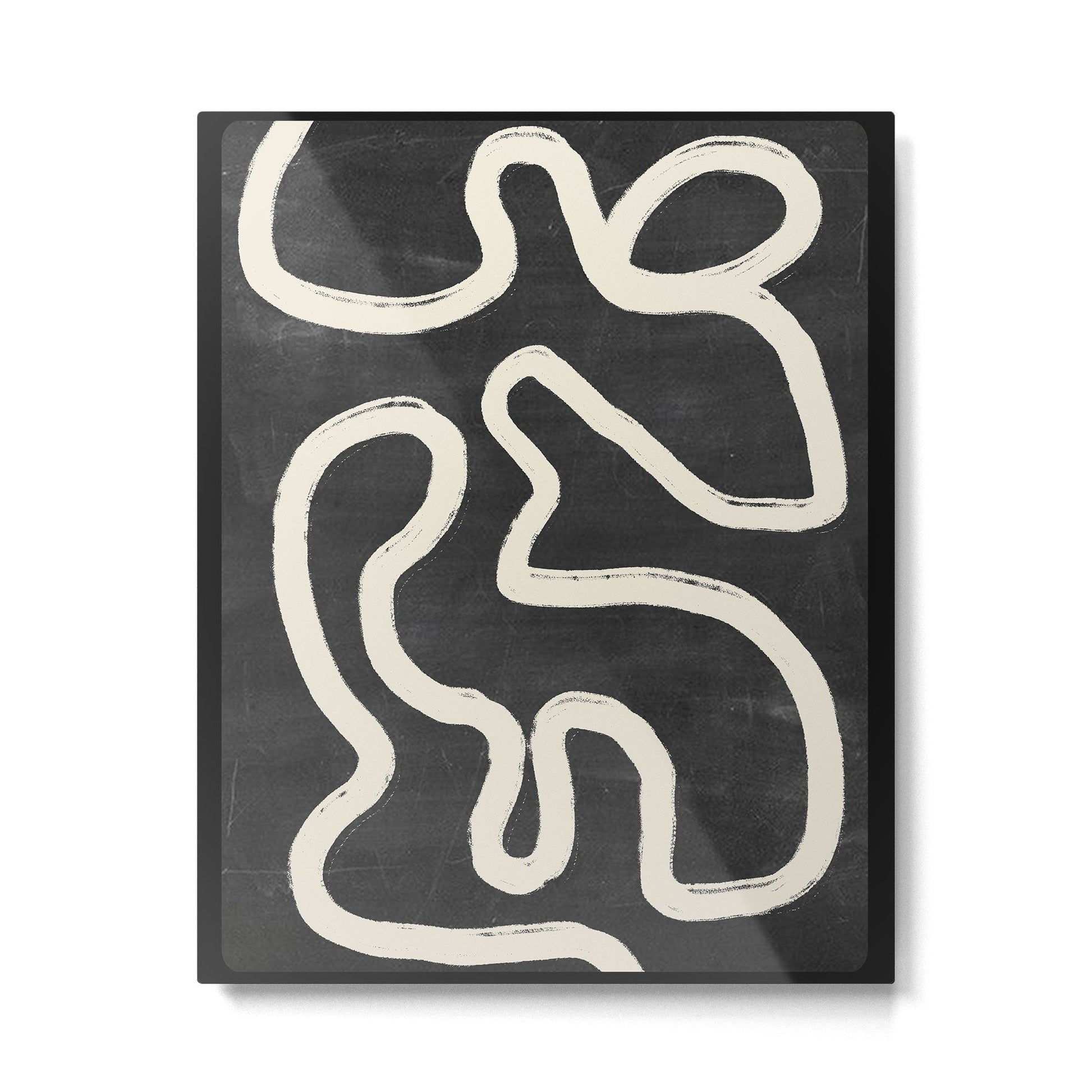 Abstract line art 63 Metal Print | TeksDecor