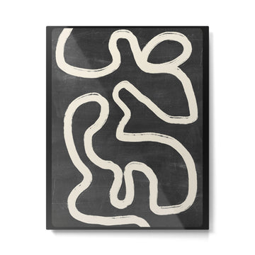 Abstract line art 63 Metal Print | TeksDecor