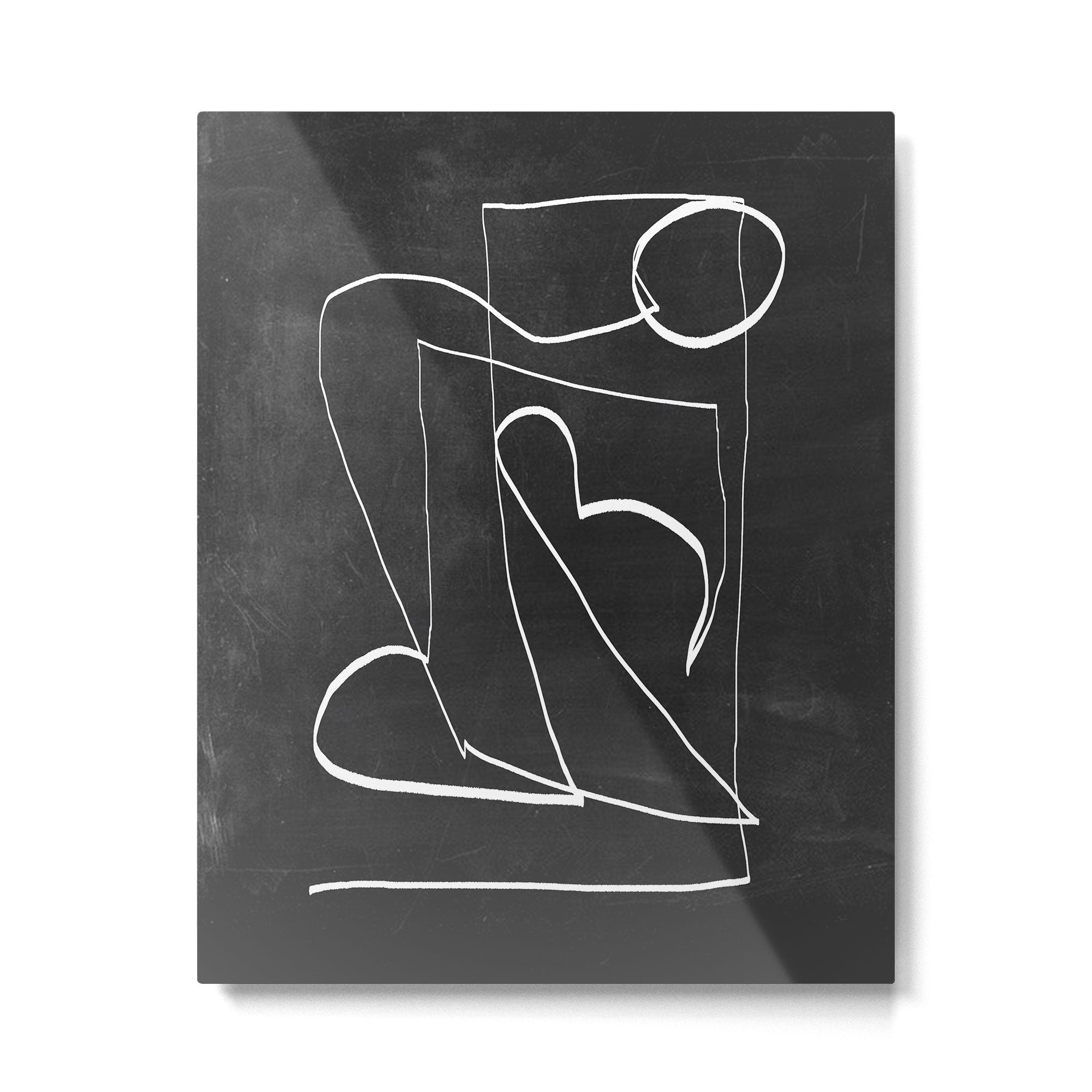 Abstract line art 93 Metal Print | TeksDecor
