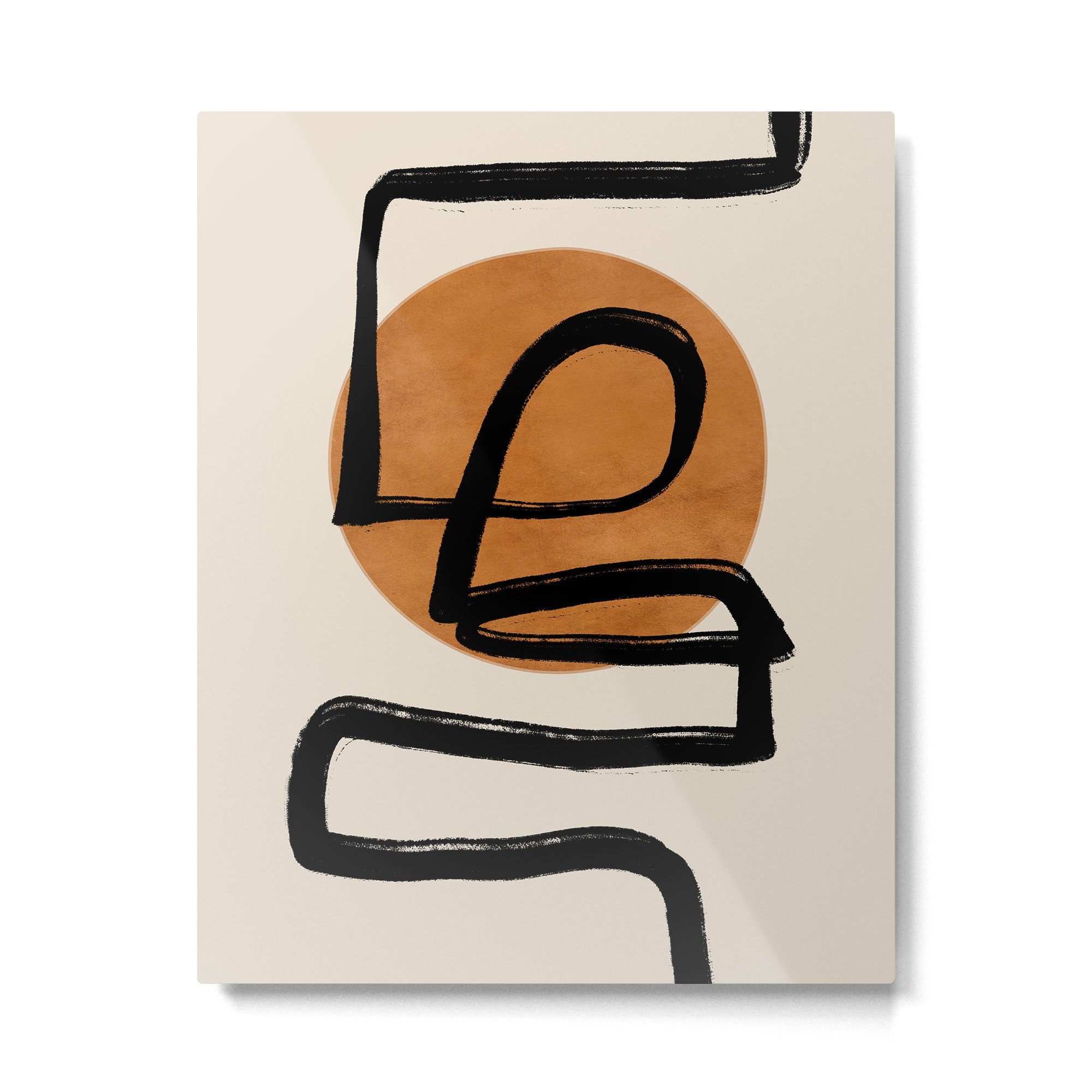 Abstract line art 97 Metal Print | TeksDecor