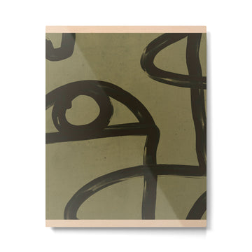 Abstract Line Art Eye 2 Metal Print | TeksDecor