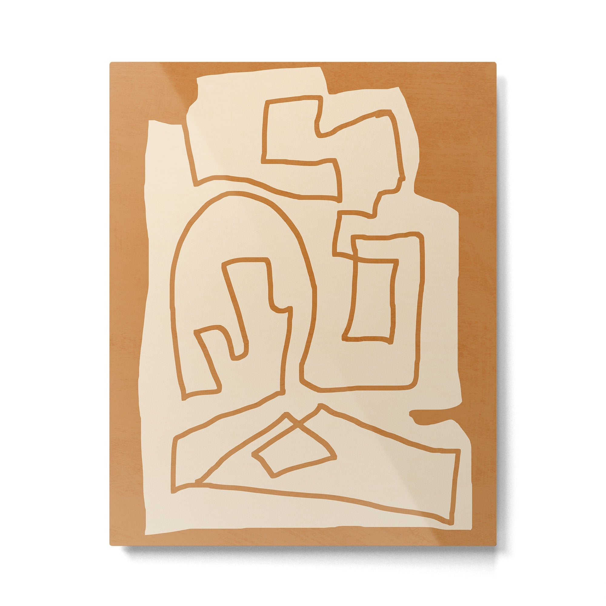 Abstract line art/3 Metal Print | TeksDecor