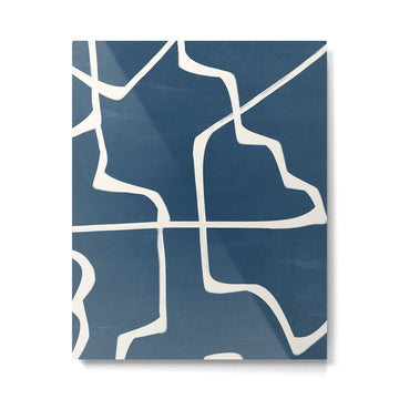 Abstract Lines 3 Metal Print | TeksDecor
