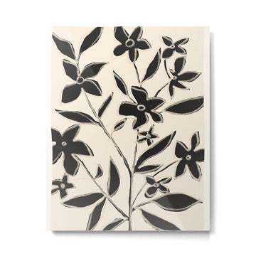 Abstract Minimal Flowers 16 Metal Print | TeksDecor