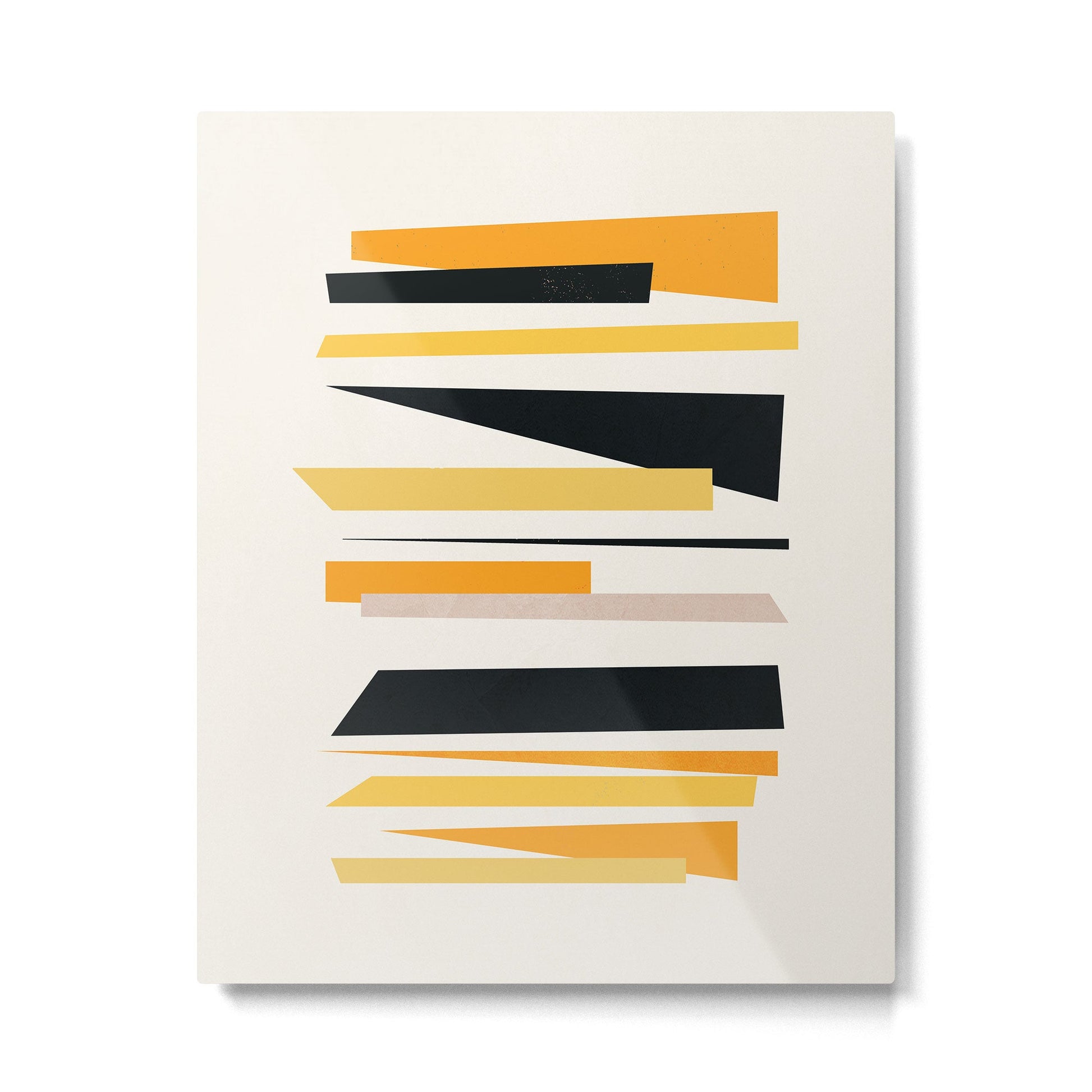 Abstract Minimal Shapes 97 Metal Print | TeksDecor