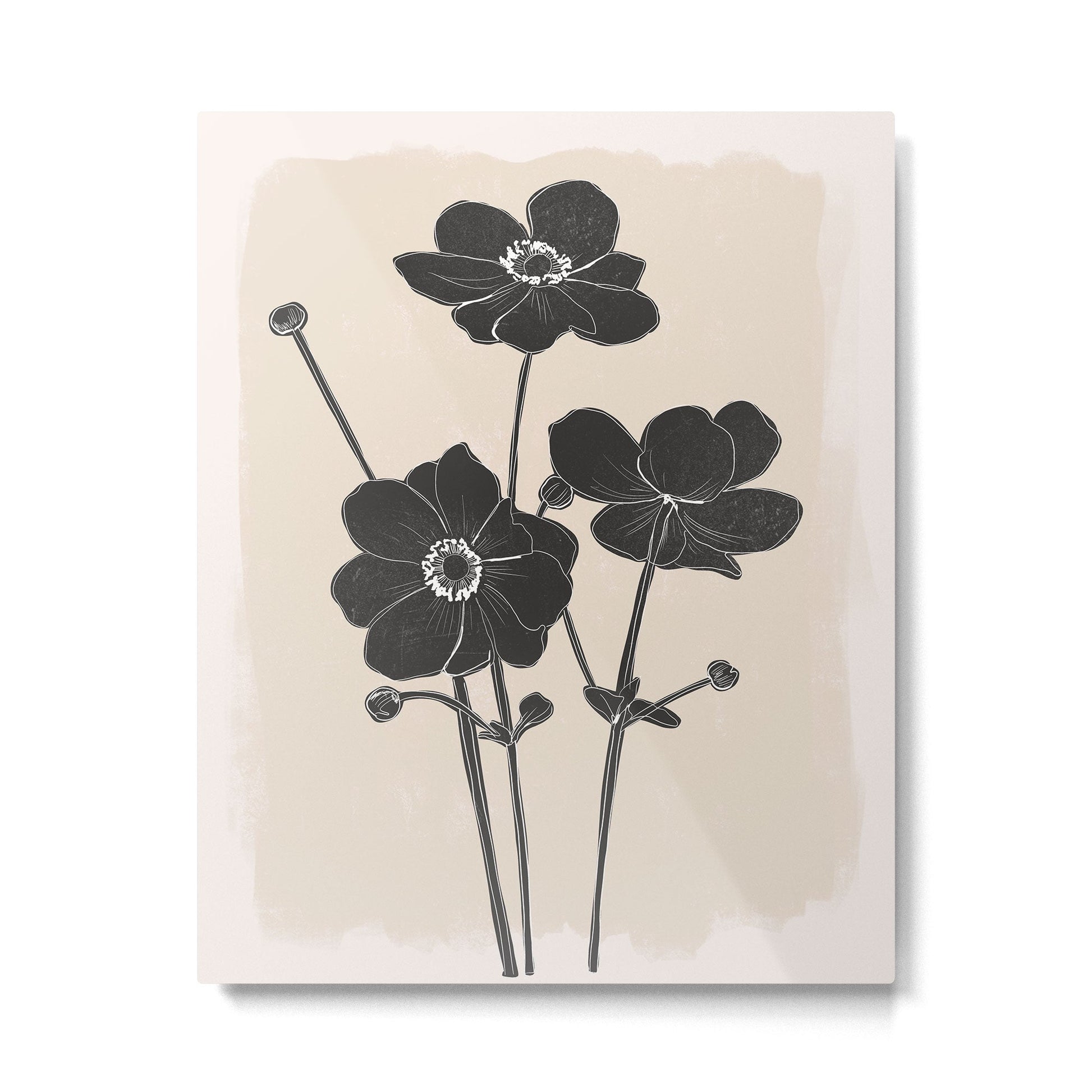 Flowers 3 Metal Print | TeksDecor