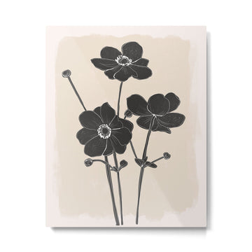 Flowers 3 Metal Print | TeksDecor