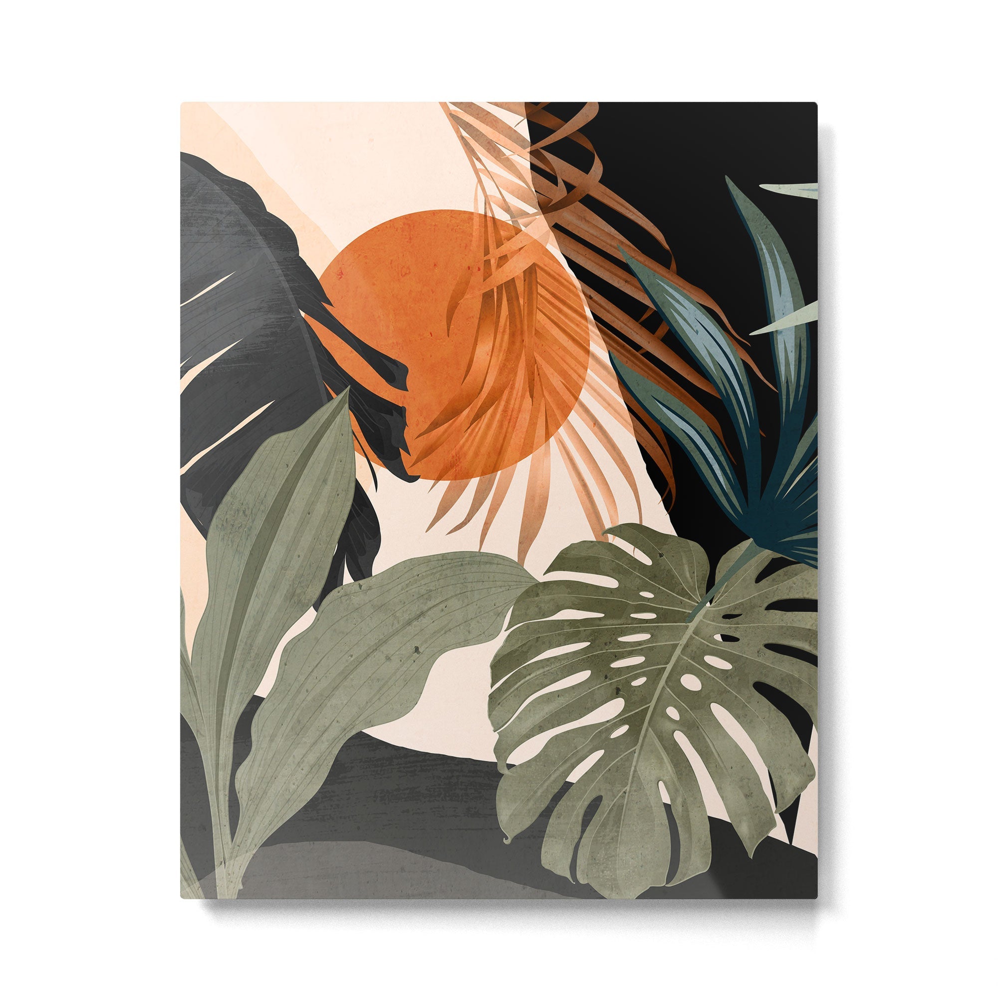 Jungle Abstract 14 Metal Print | TeksDecor