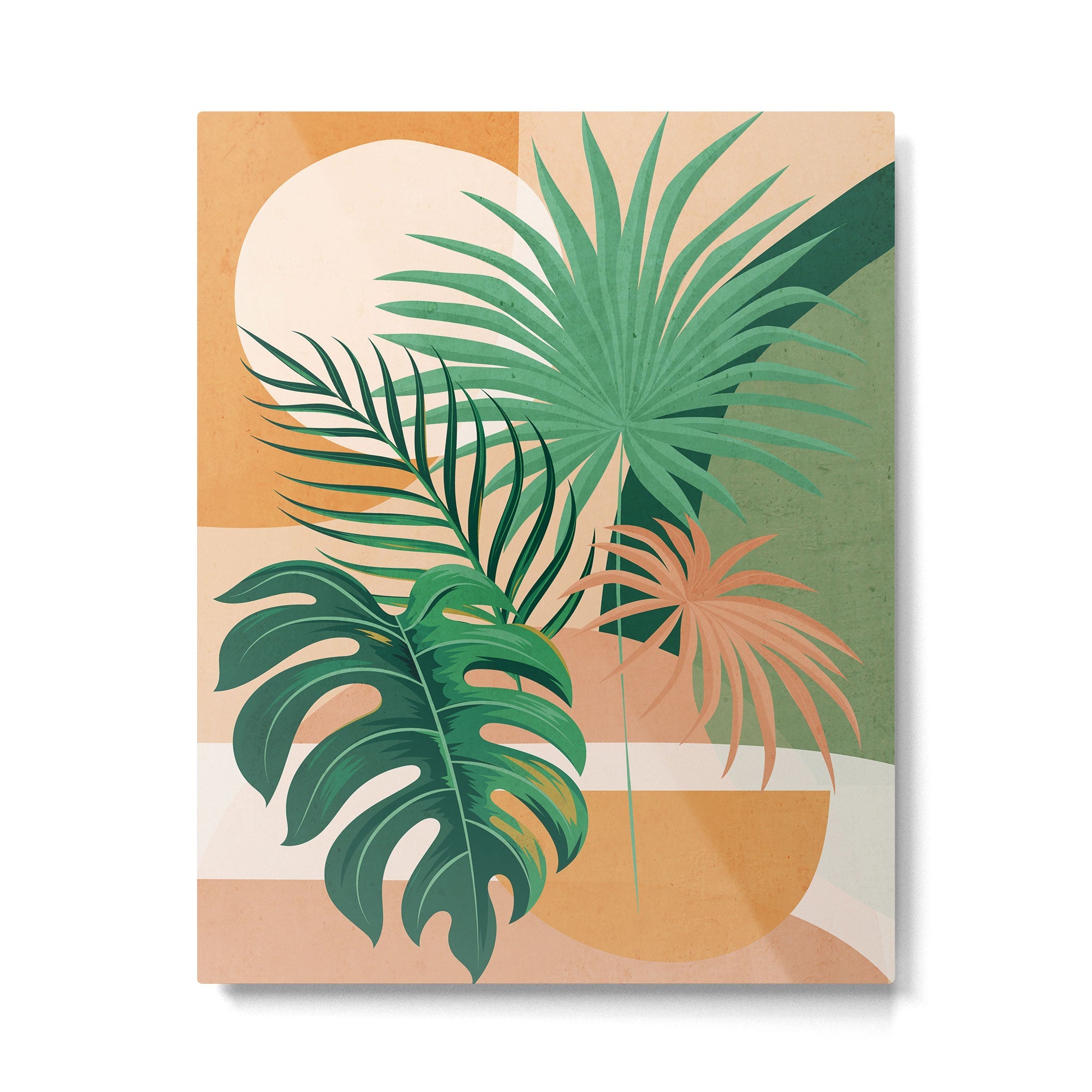 Jungle Abstract 3 Metal Print | TeksDecor