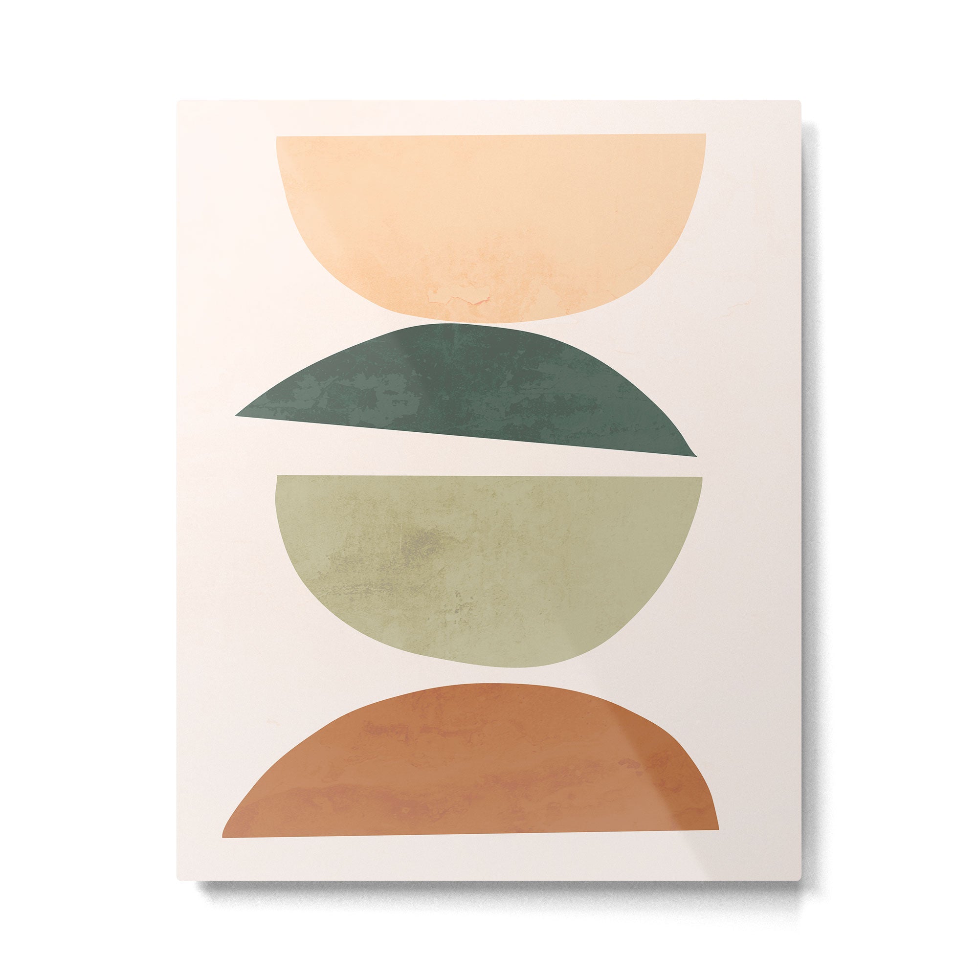Minimal Abstract Shapes 15 Metal Print | TeksDecor