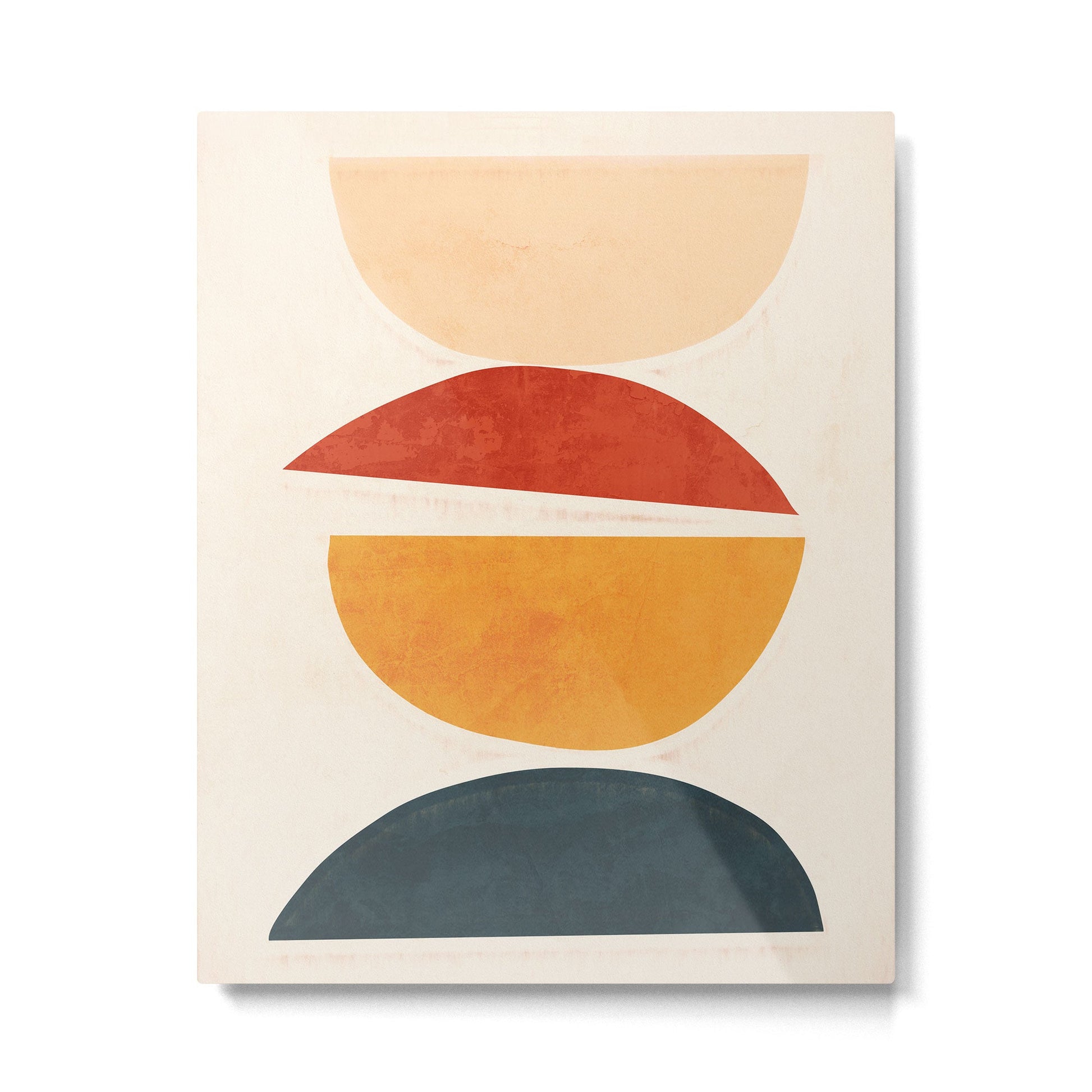 Minimal Abstract Shapes 11 Metal Print | TeksDecor