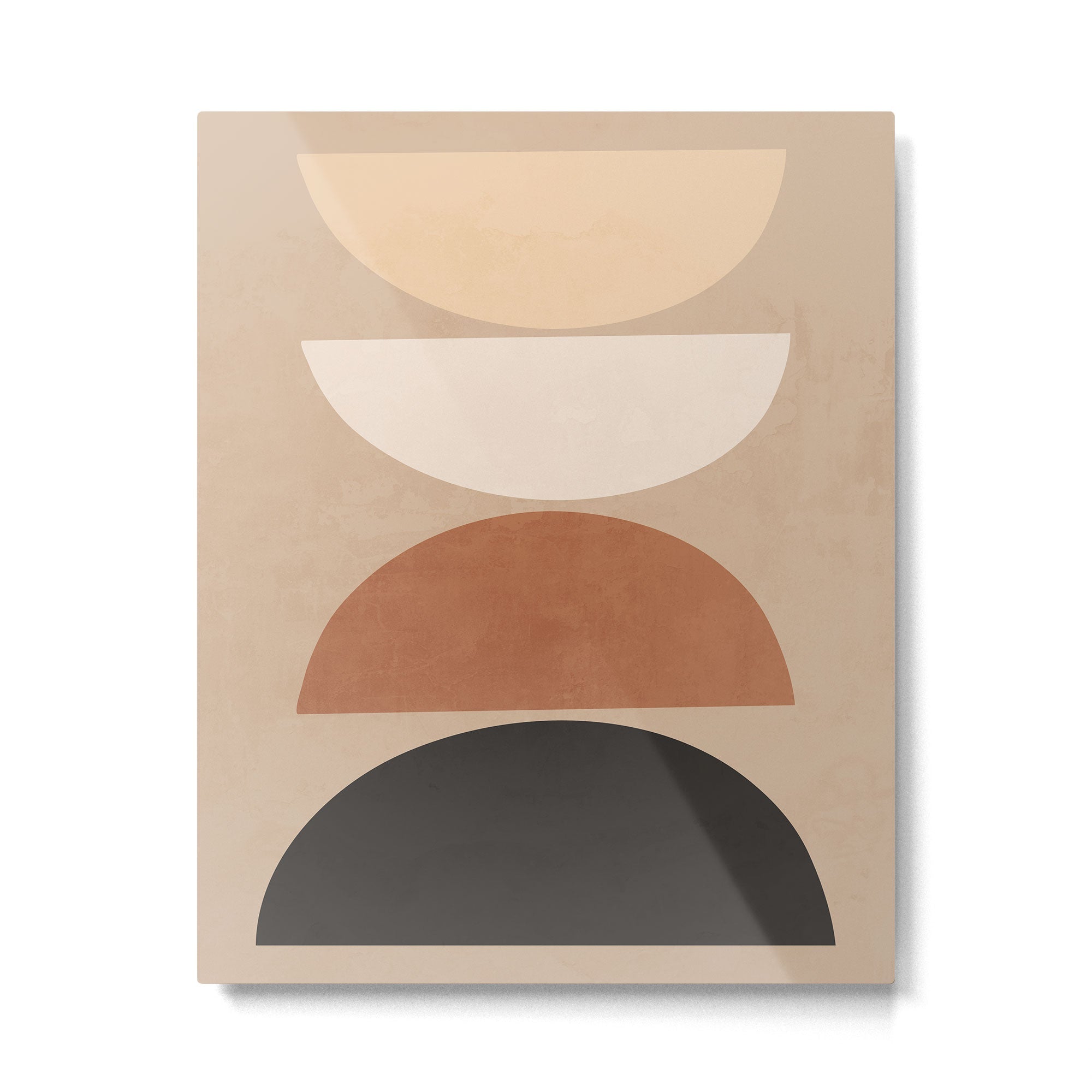 Minimal Abstract Shapes 7 Metal Print | TeksDecor