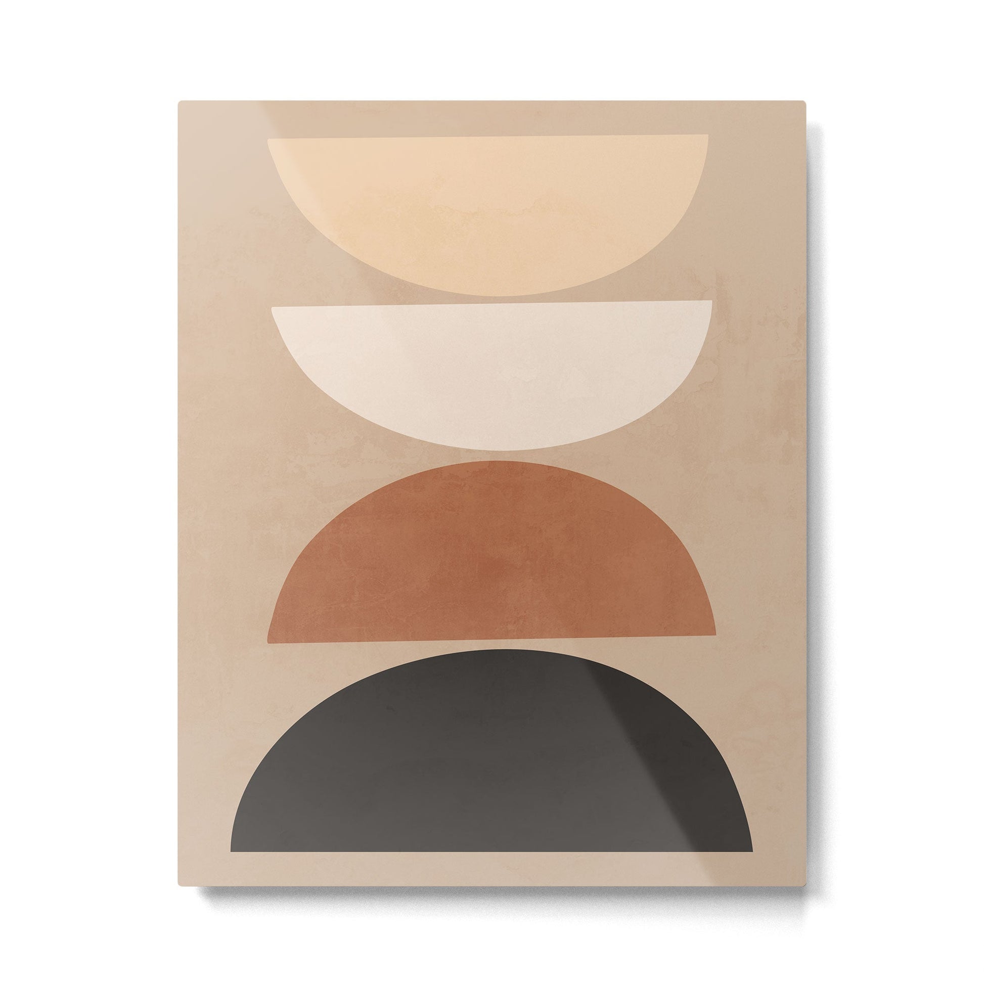 Minimal Abstract Shapes 7 Metal Print | TeksDecor