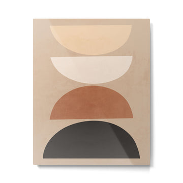 Minimal Abstract Shapes 7 Metal Print | TeksDecor