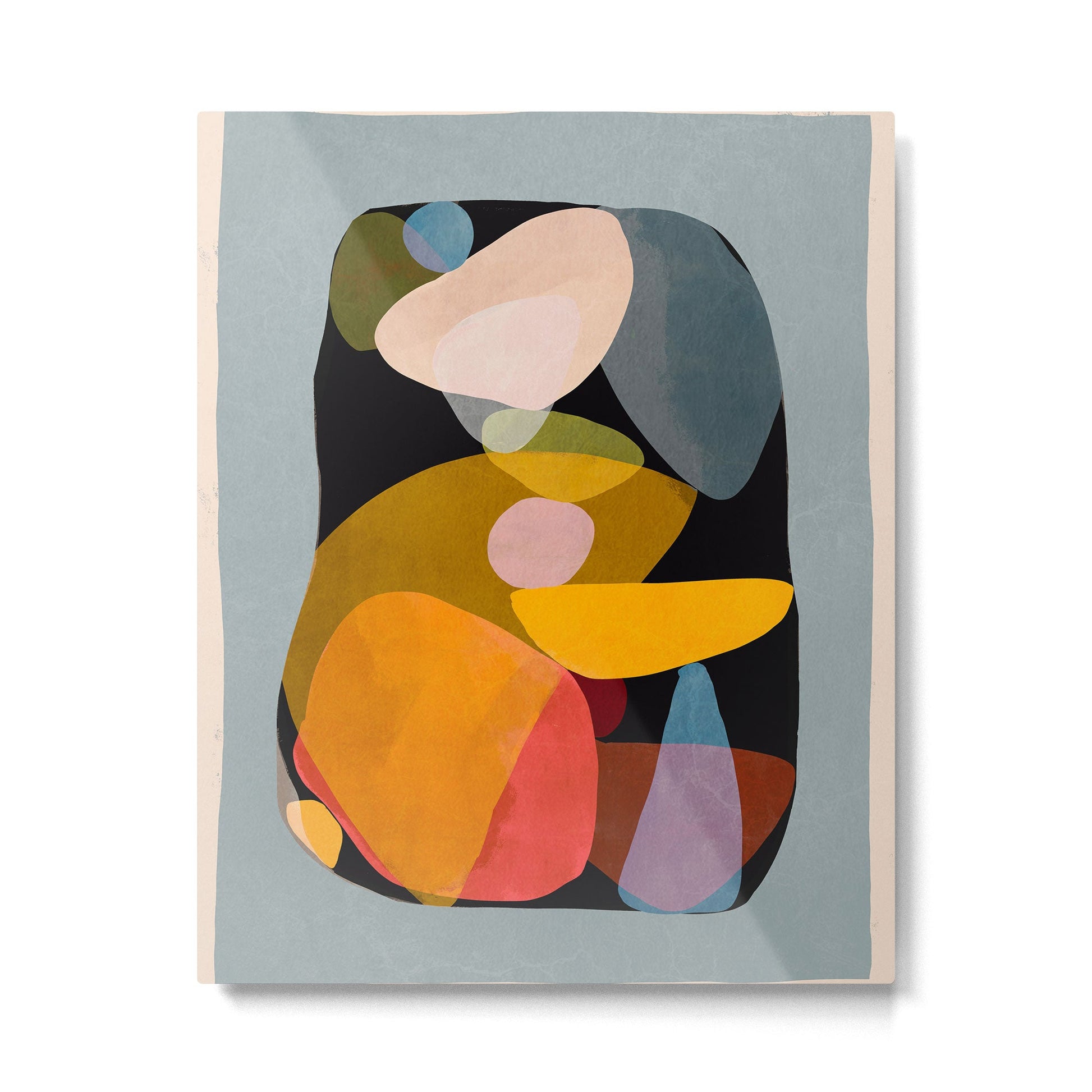 Modern Abstract Art 63 Metal Print | TeksDecor