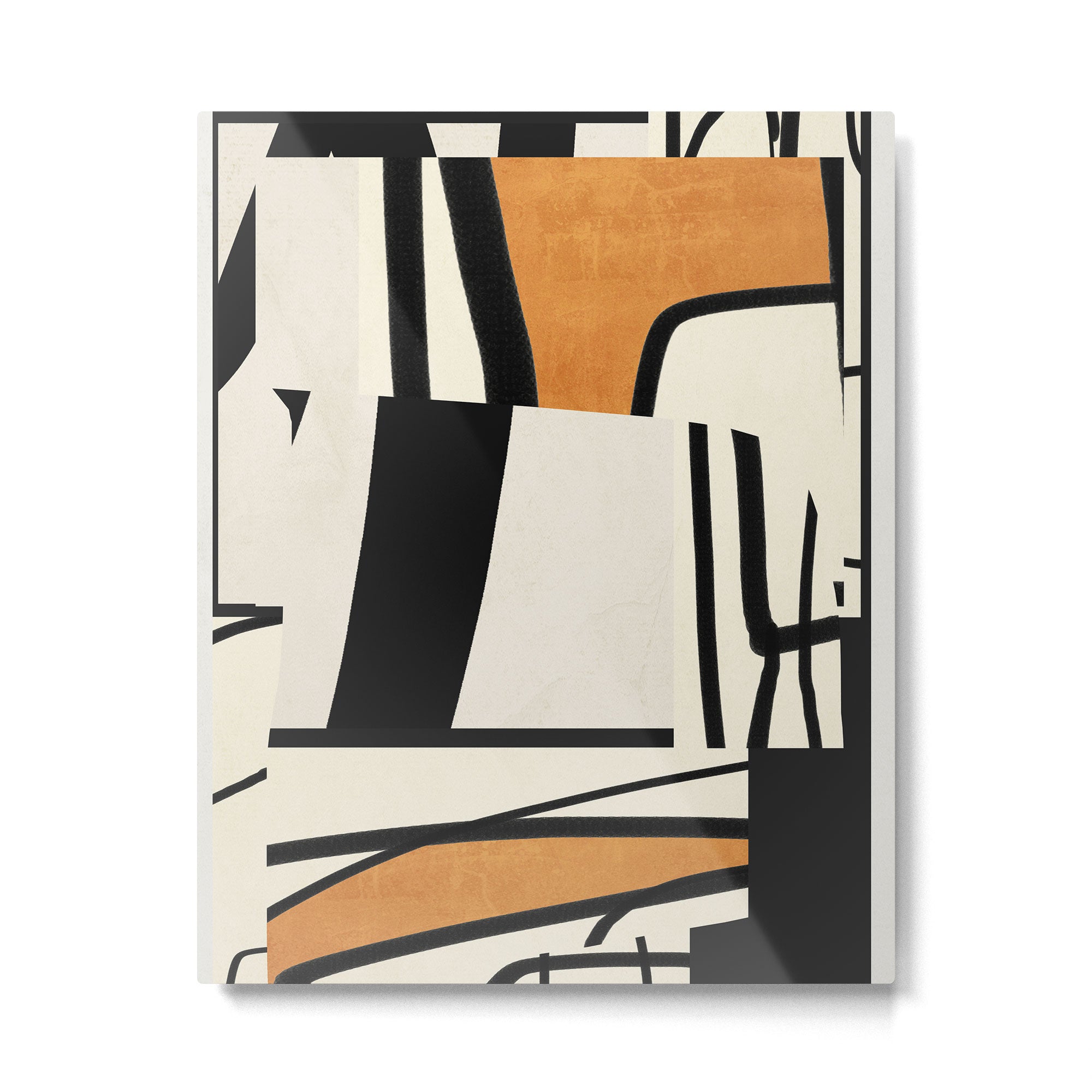 Modern Abstract Art 65 Metal Print | TeksDecor