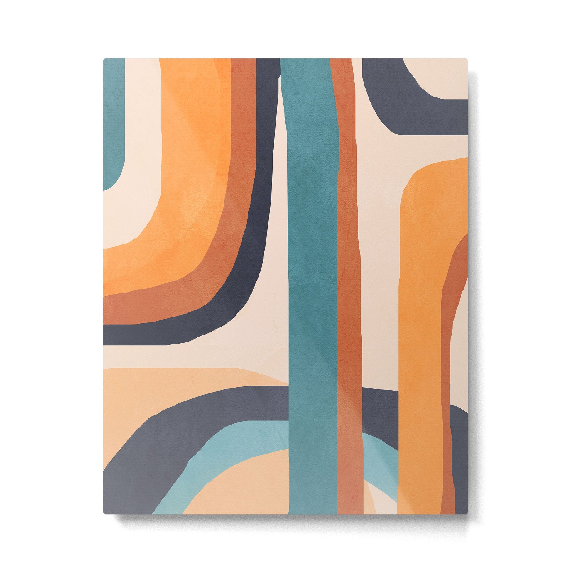 Modern Abstract Art 7 Metal Print | TeksDecor