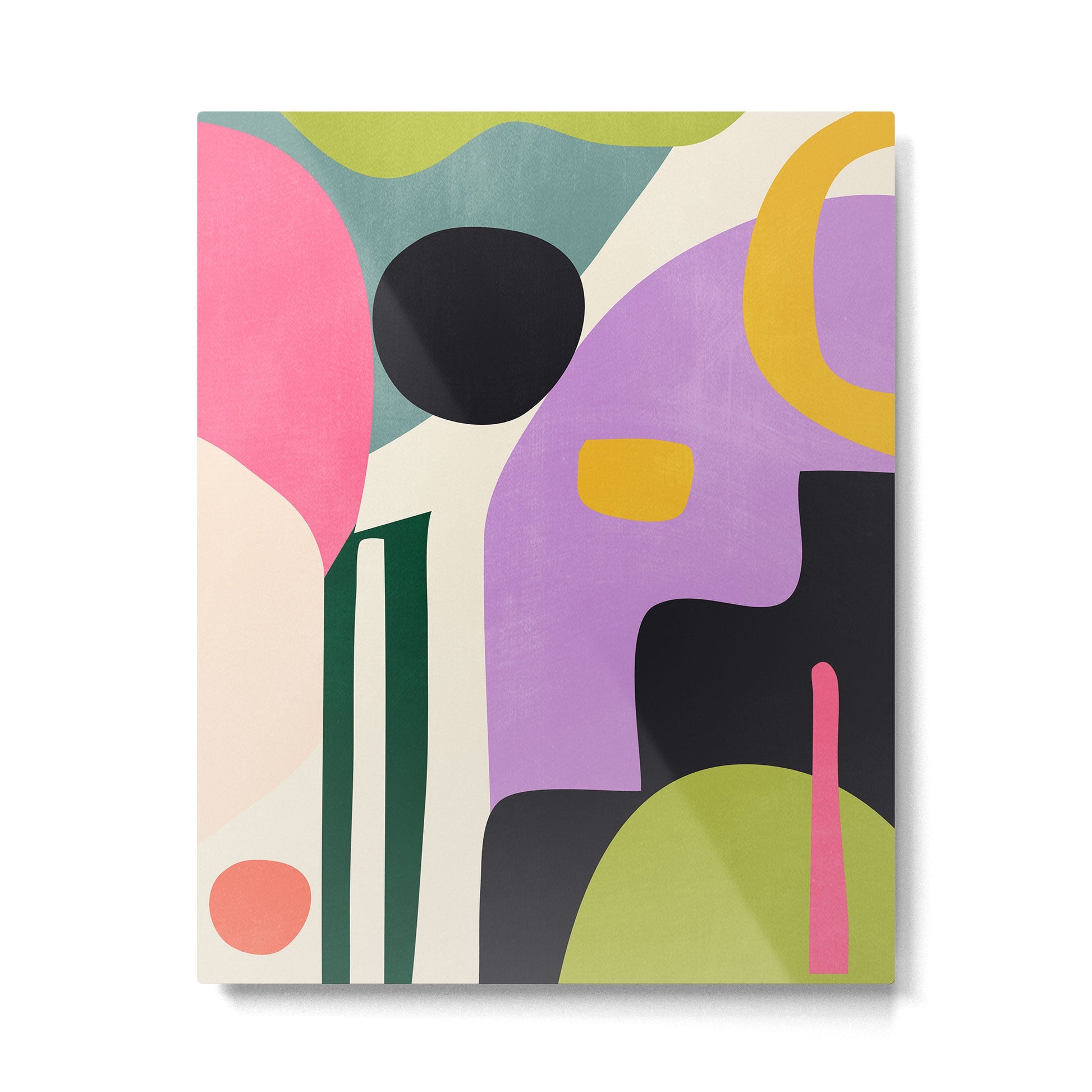 Modern Abstract Art 83 Metal Print | TeksDecor